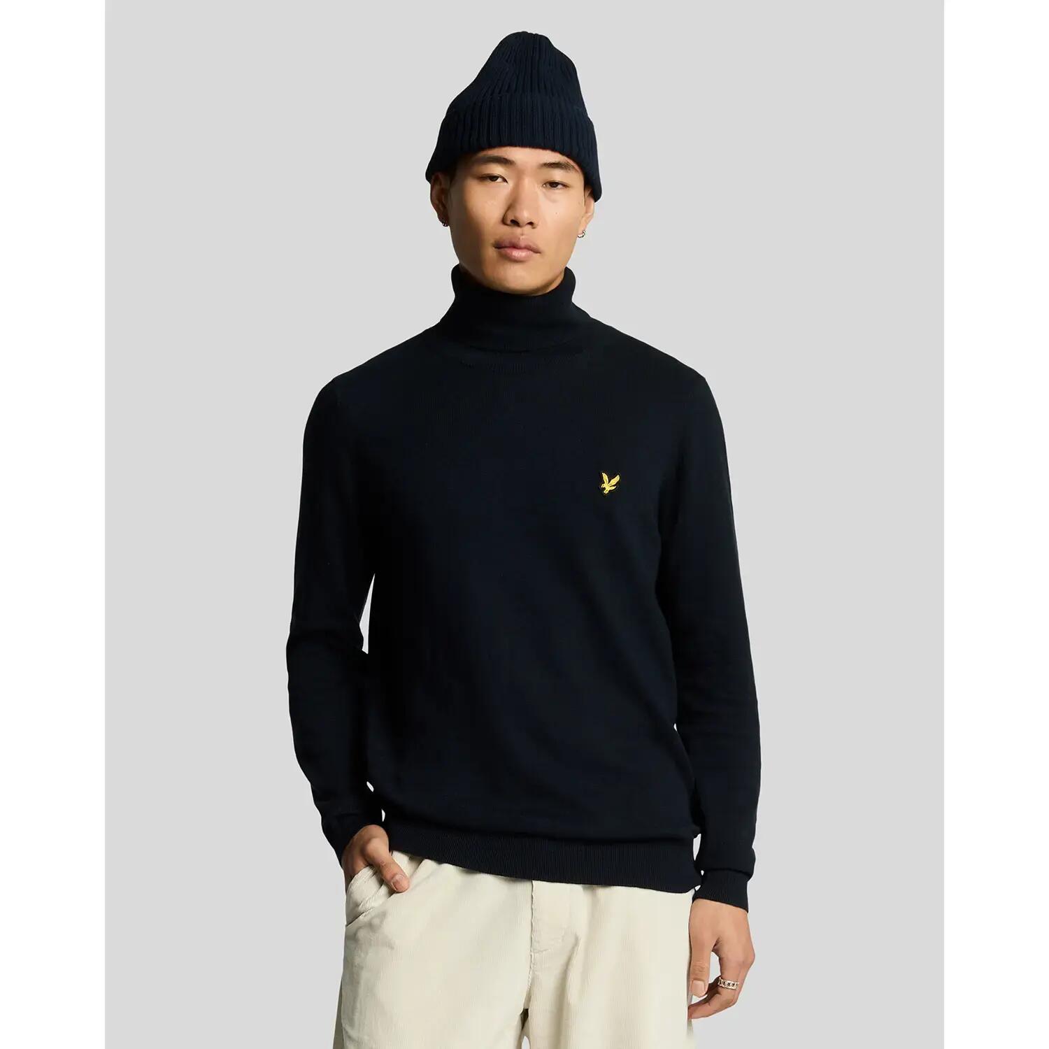Pull col roulé en coton et laine mérinos Lyle & Scott 3/6