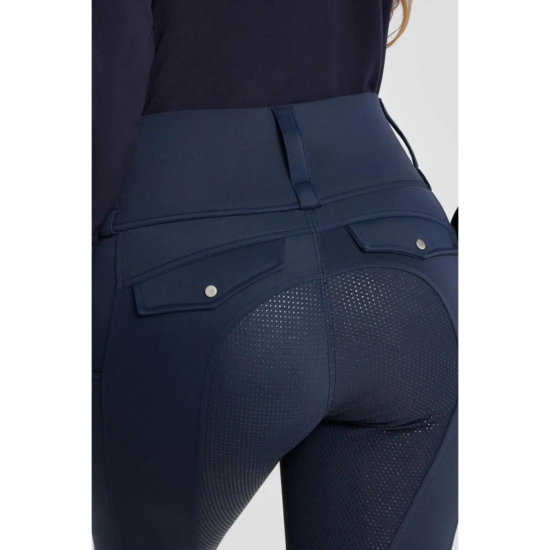 Spodnie jeździeckie full grip hermo hybrid damskie Horze Anya 5/5