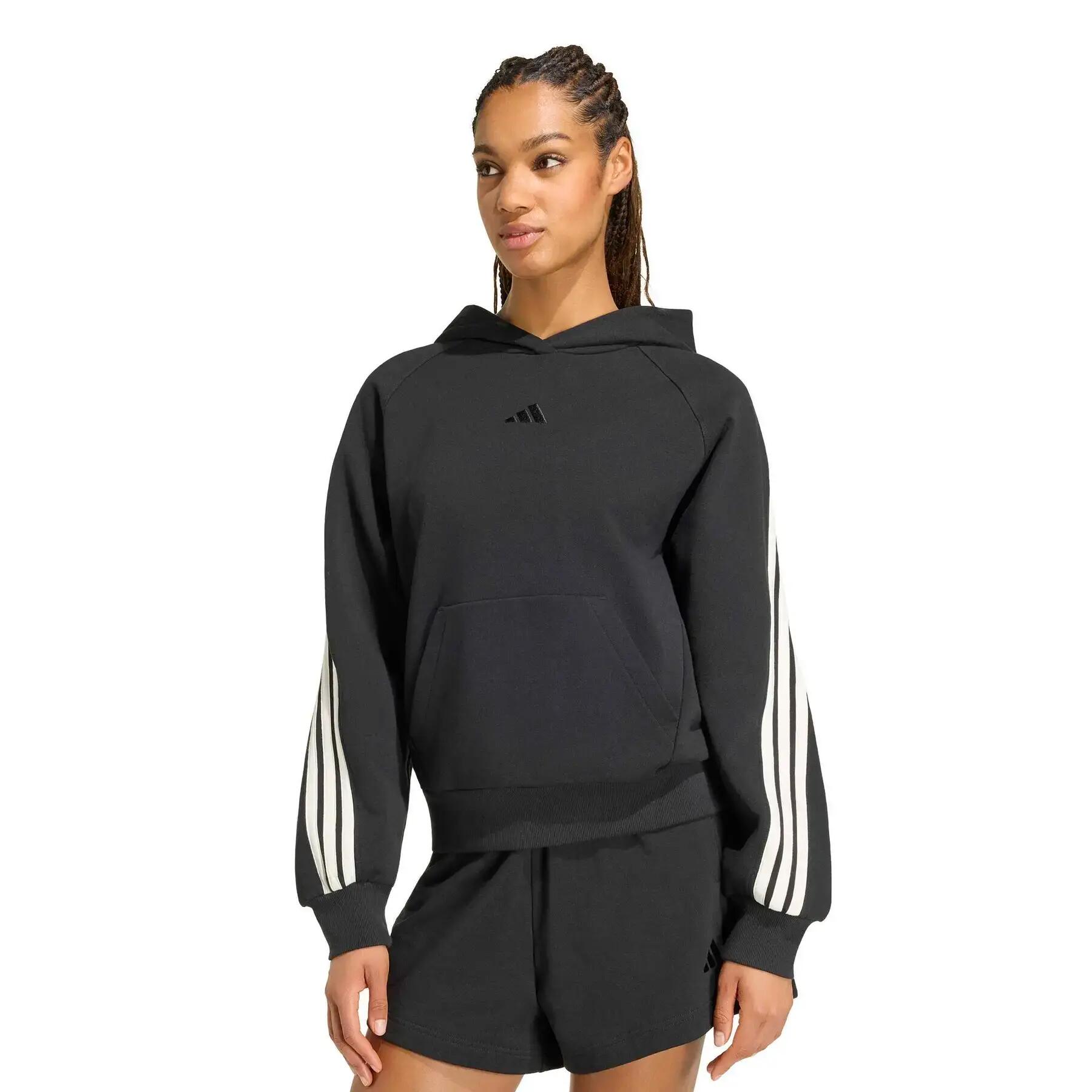 Bluza damska z kapturem adidas 3-Stripes 2/6