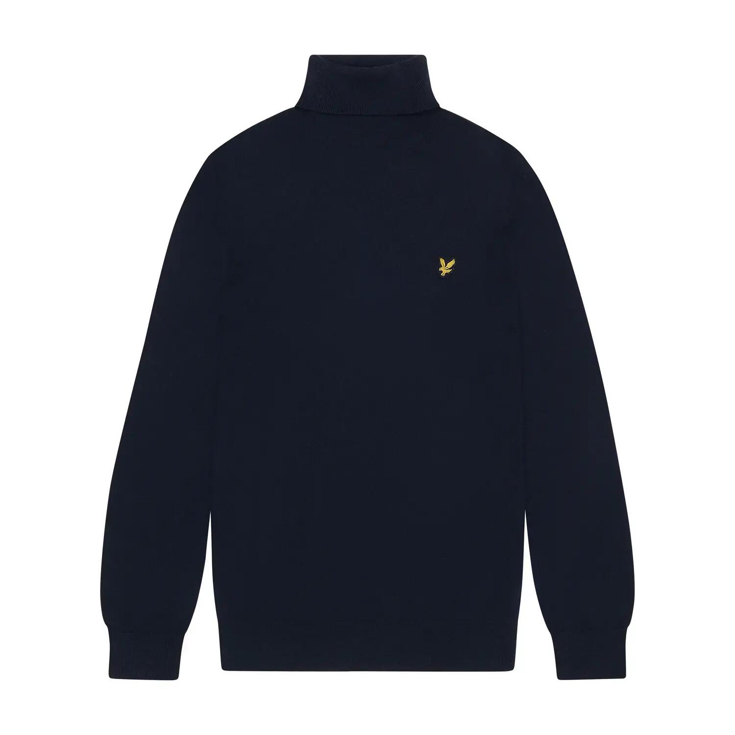 Pull col roulé en coton et laine mérinos Lyle & Scott 2/6