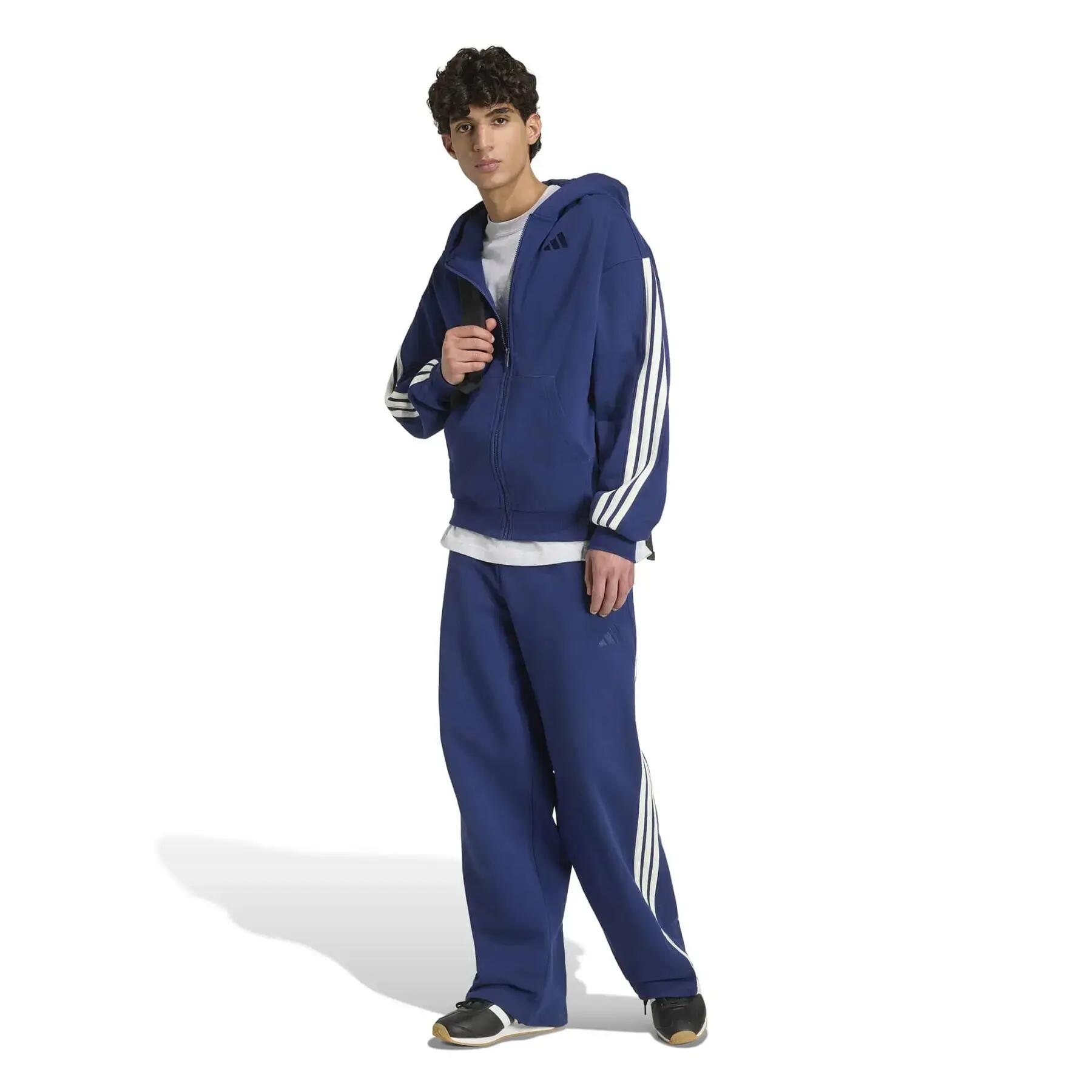 Sweatshirt à capuche full zip adidas 3-Stripes 3/6