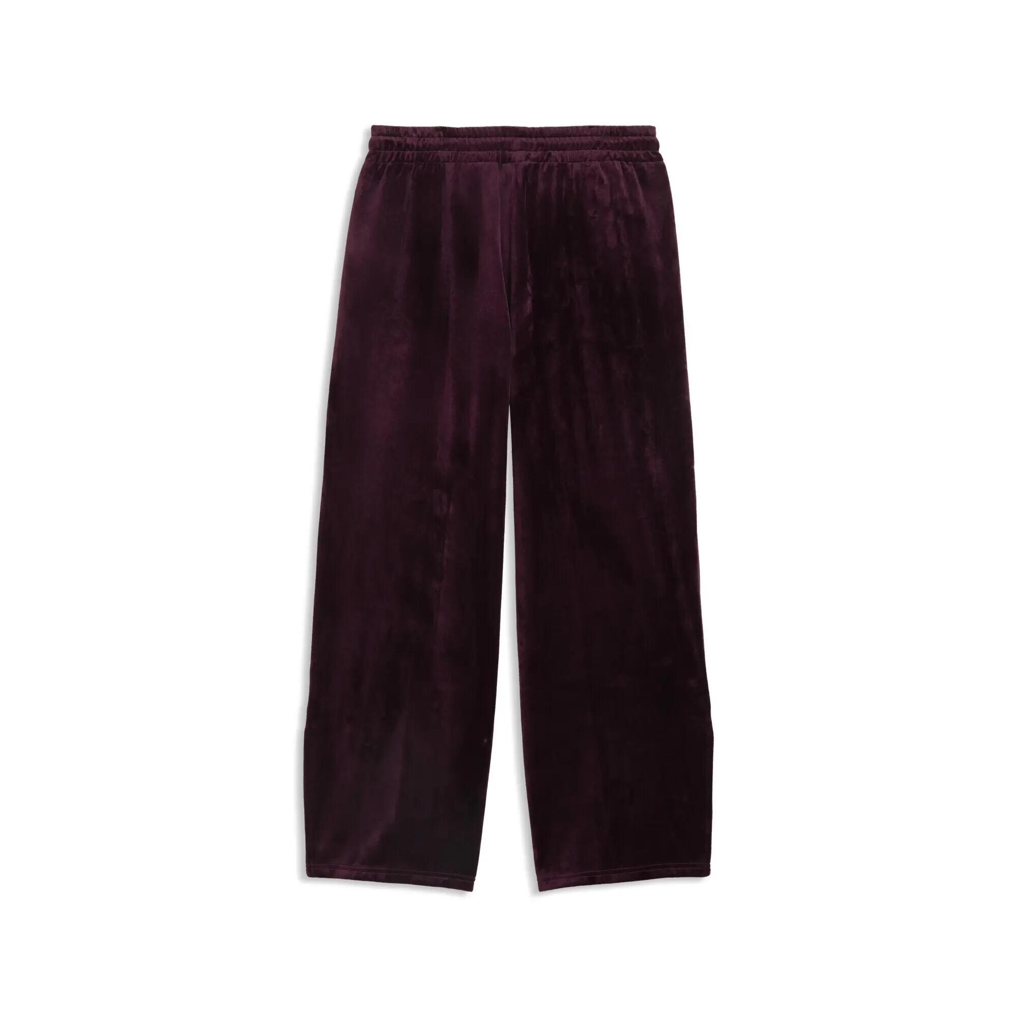 Damskie welurowe spodnie Essentials Elevated z prostymi nogawkami PUMA 5/5