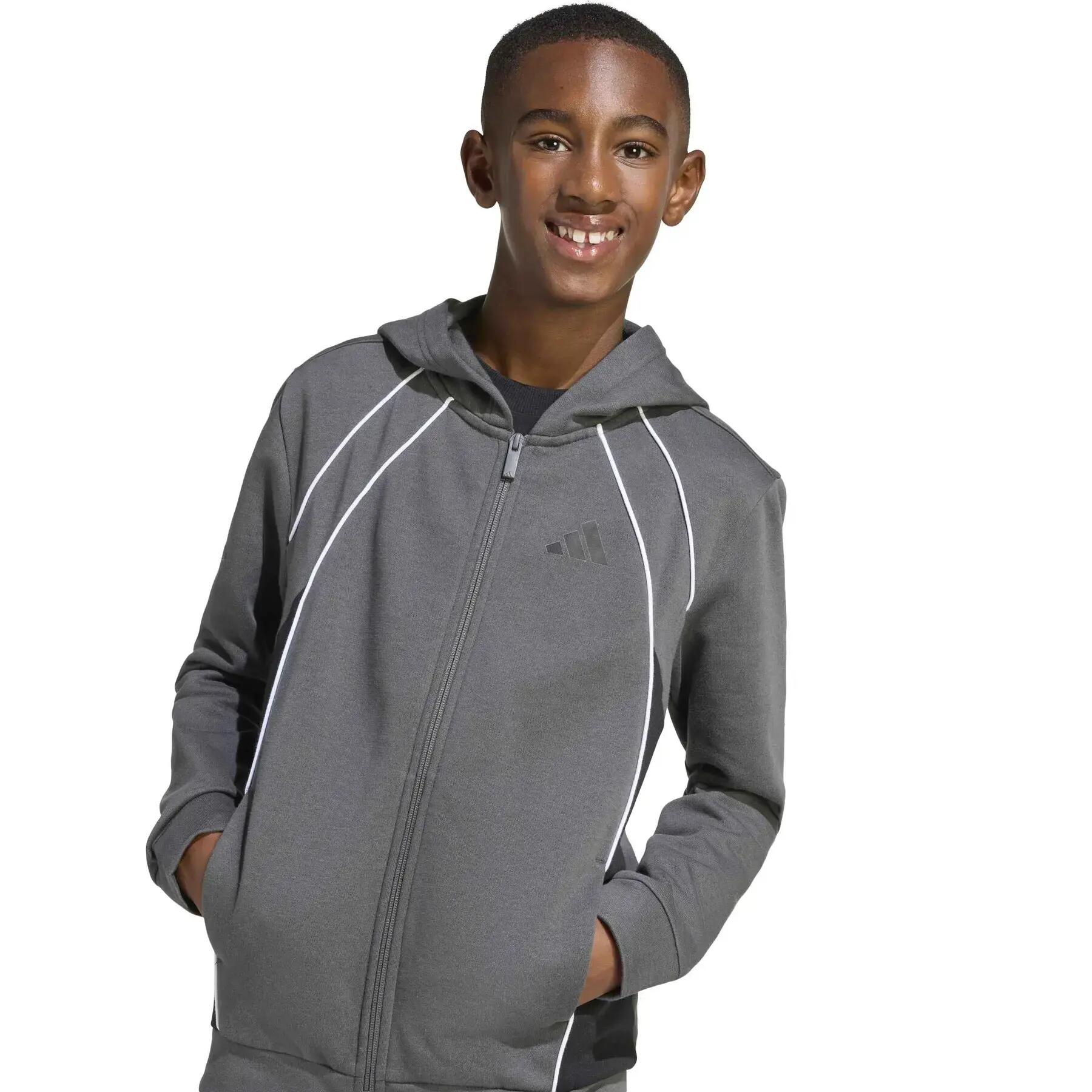 Veste à capuche à block de couleur enfant adidas 5/6