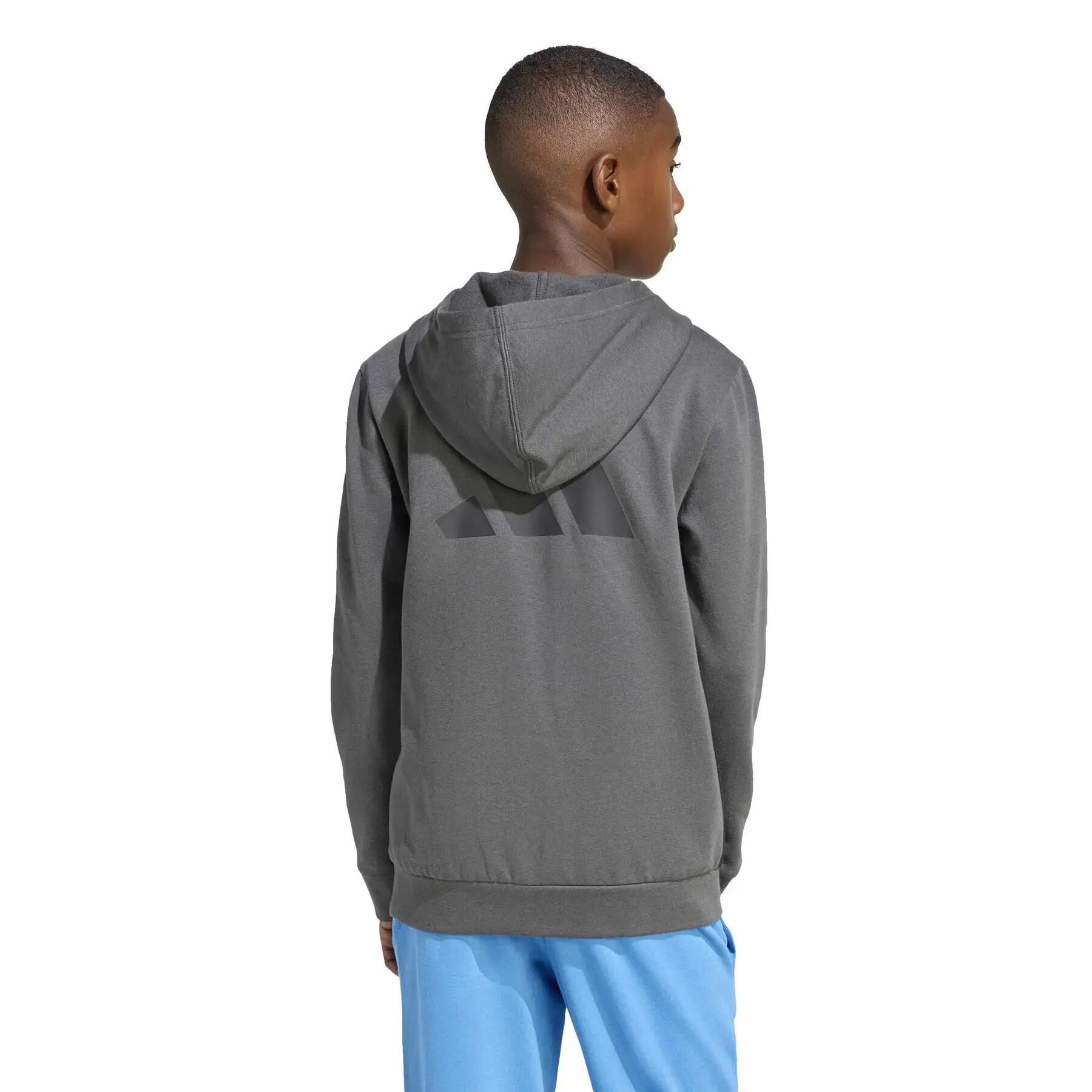 Veste à capuche à block de couleur enfant adidas 4/6
