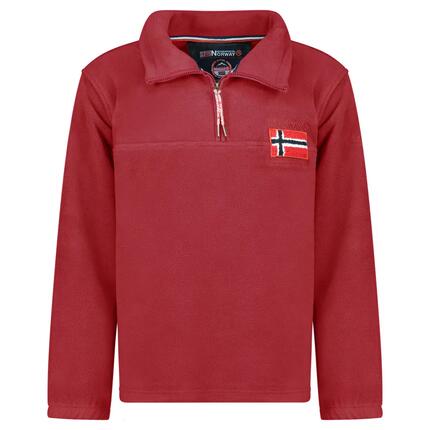 Męska turystyczna polar GEOGRAPHICAL NORWAY TEQUATEUR BURGUNDY DB MEN 233
