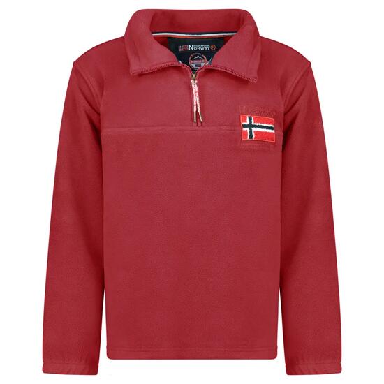 Męska turystyczna polar GEOGRAPHICAL NORWAY TEQUATEUR BURGUNDY DB MEN 233