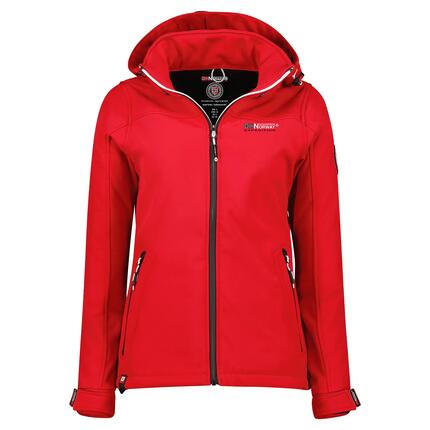 Veste softshell - Randonnée en montagne - Femme - Rouge