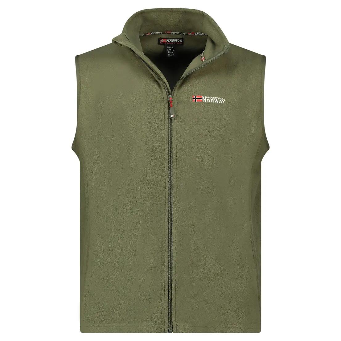 Veste polaire - Randonnée - Homme - Zip intégral - Kaki 2/6