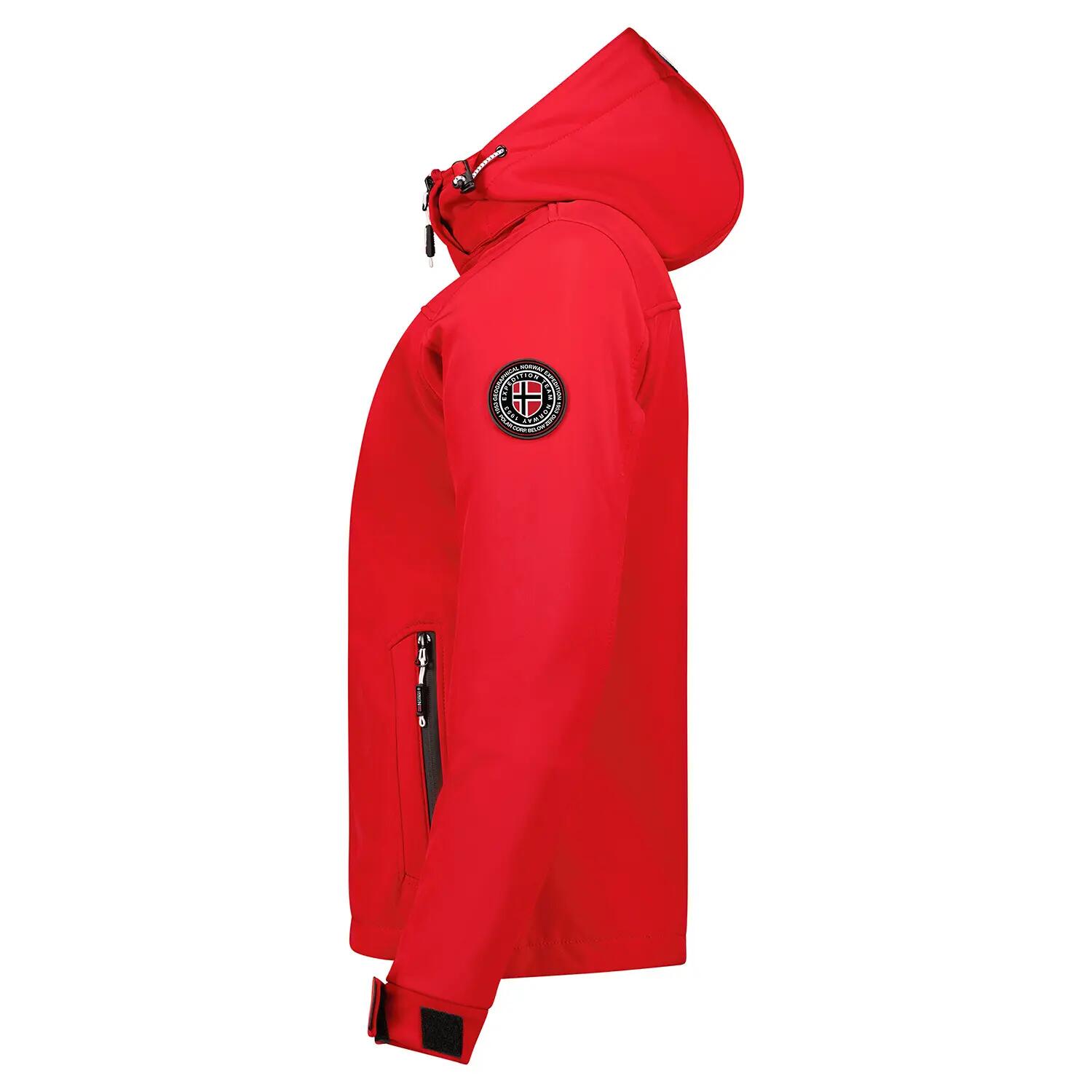 Damska turystyczna kurtka softshell GEOGRAPHICAL NORWAY TAKENI DB RED LADY 009 3/3