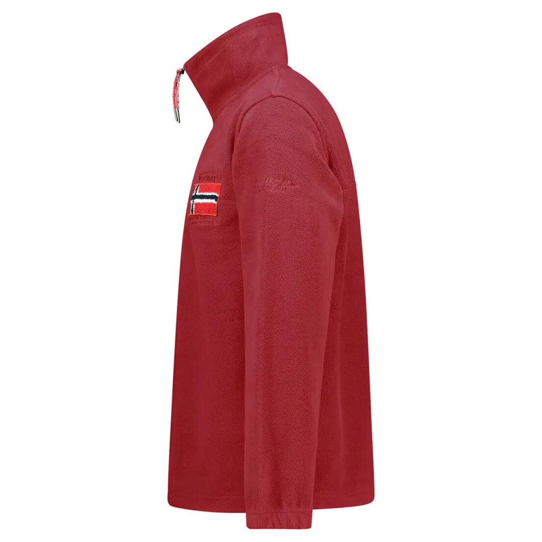 Fleece - Mountain Hiking - Men - Geographical Norway - Bordeaux 3/4