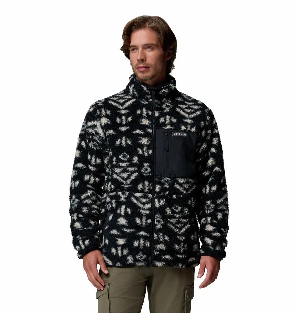 Veste Polaire Randonnée Homme Columbia "WINTER PASS REVERSIBLE FLEECE" XL Noir 7/7
