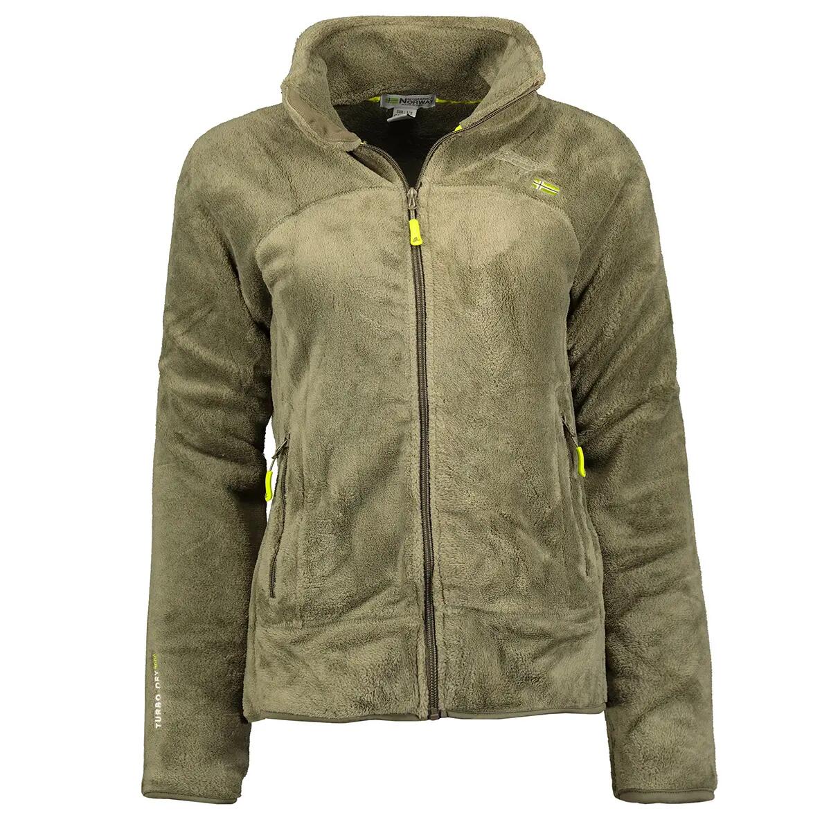 Giacca in pile – Escursionismo – Donna – Geographical Norway – Verde 3/6