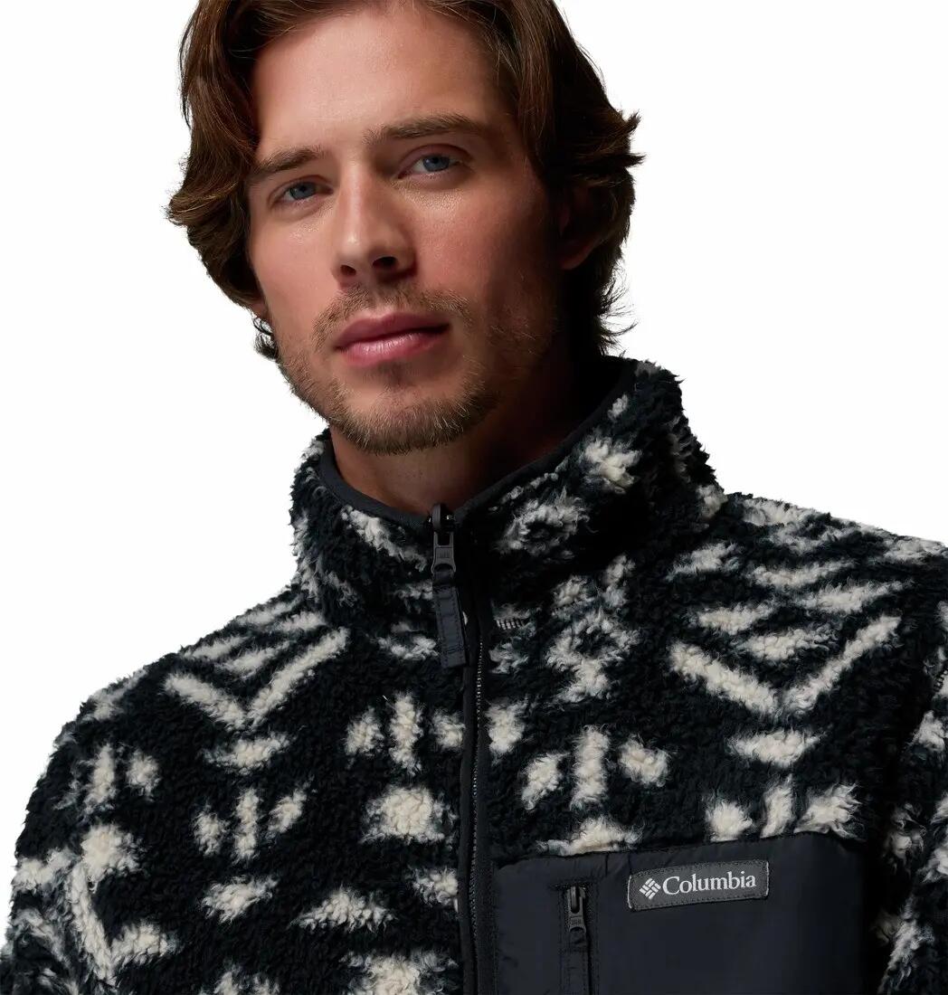 Veste Polaire Randonnée Homme Columbia "WINTER PASS REVERSIBLE FLEECE" XL Noir 4/7