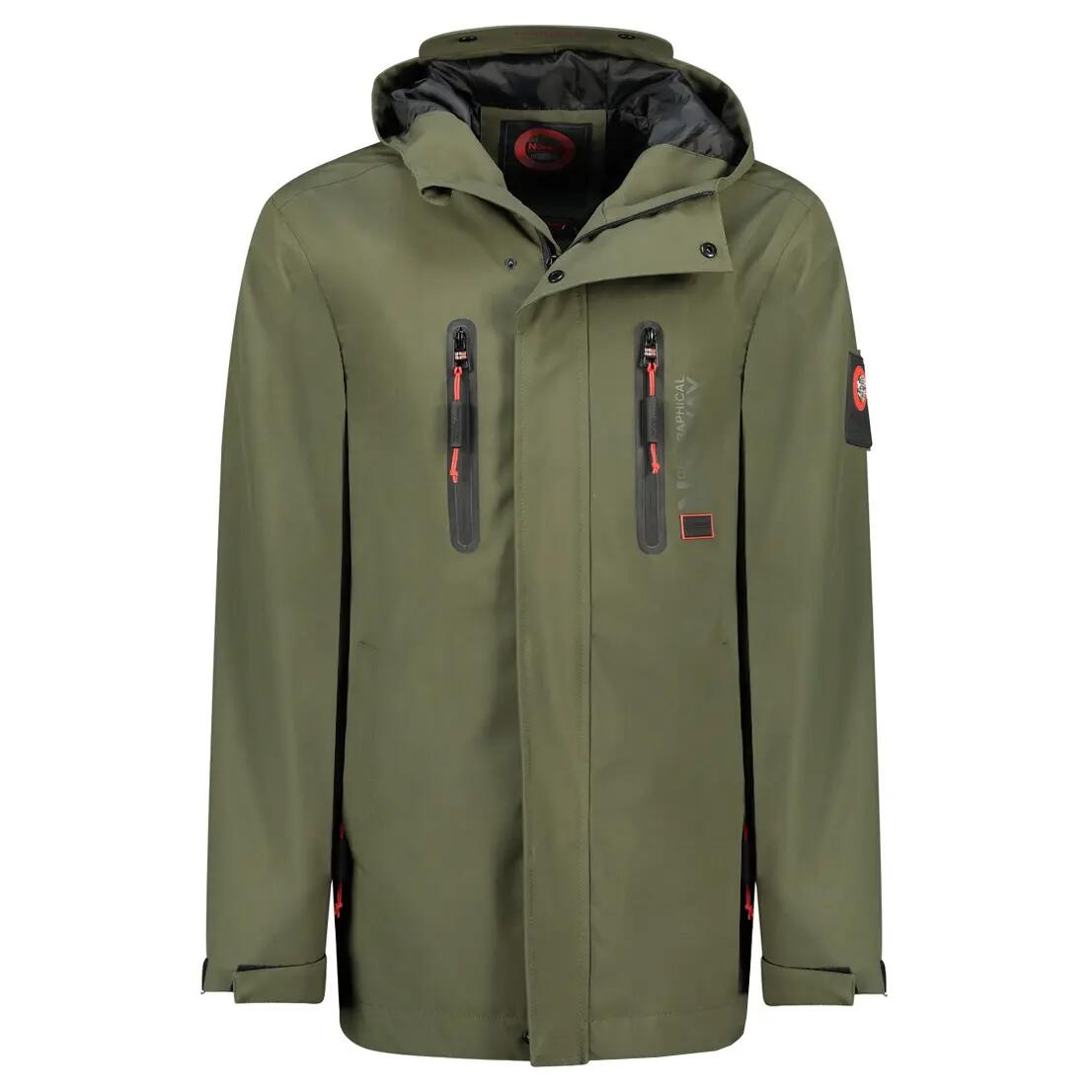 Veste de montagne – Homme – Coupe-vent à capuche – Kaki 6/6