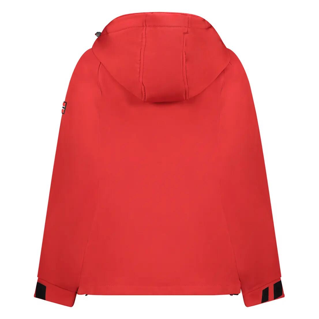 Veste softshell - Randonnée - Femme - Imperméable et coupe-vent - Rouge 5/5