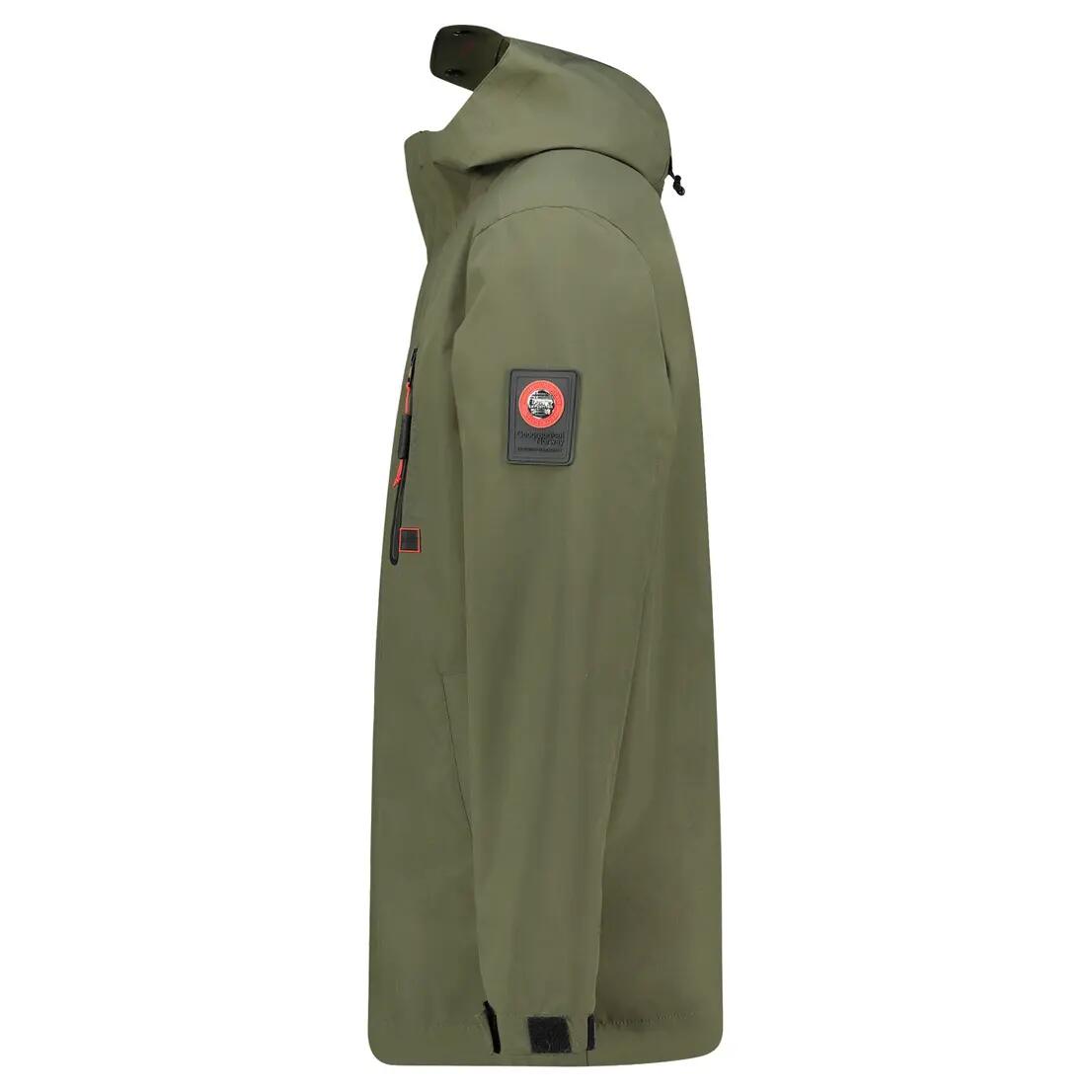 Veste de montagne – Homme – Coupe-vent à capuche – Kaki 3/6