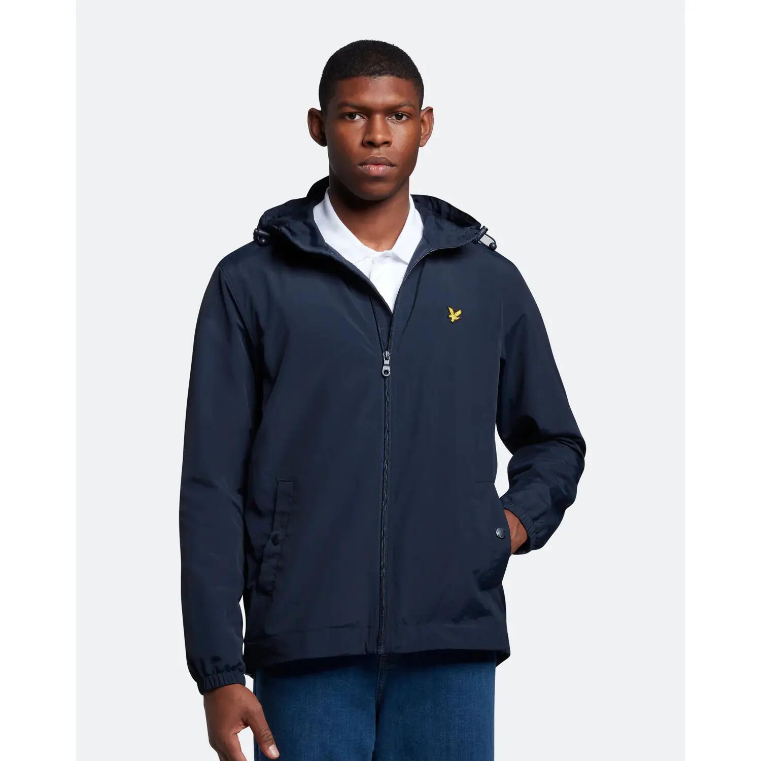 Chaqueta impermeable con capucha y cremallera, tallas grandes Lyle & Scott 2/5