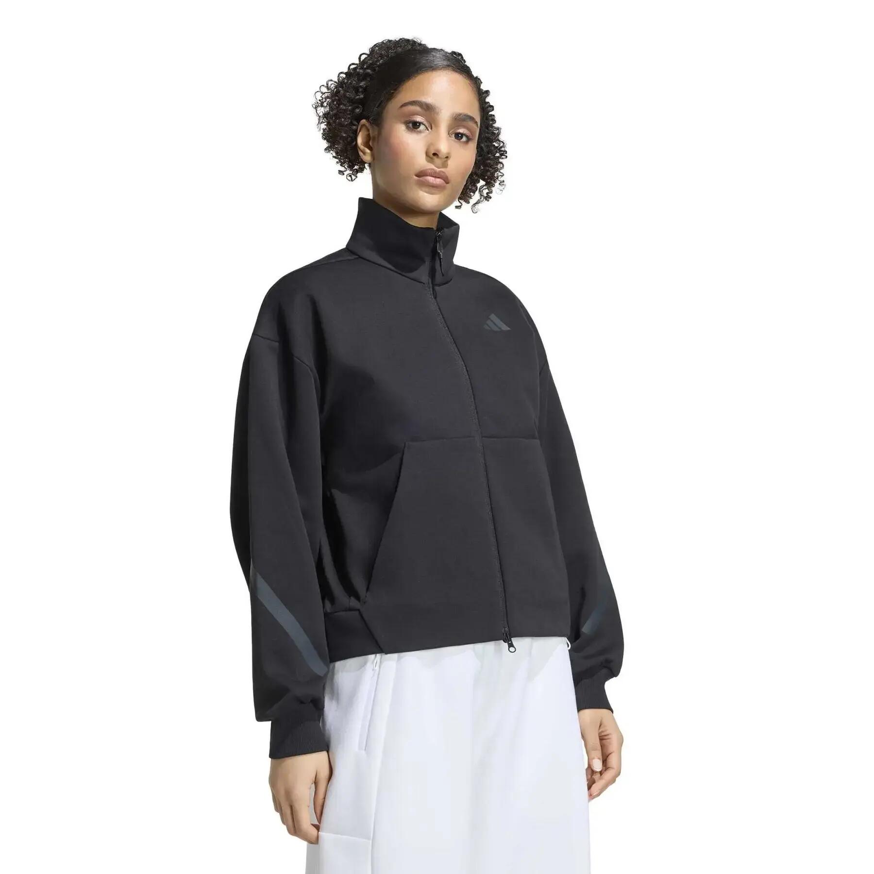 Veste de survêtement femme adidas Z.N.E. 2/6
