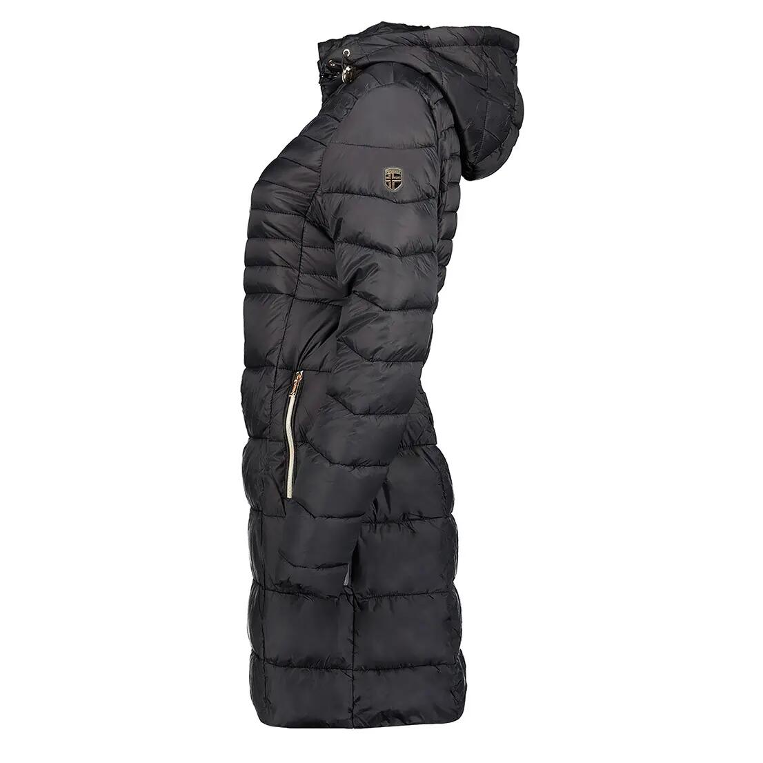 Parka donna – escursionismo – isolamento termico – Geographical Norway – Nero 3/4