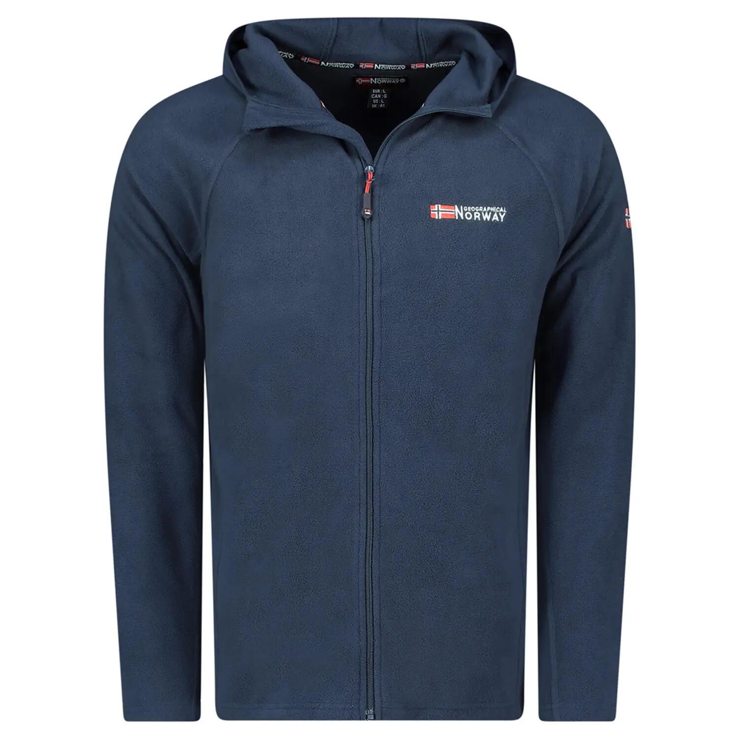 Colete polar - Trekking de montanha - Masculino - Azul-escuro 1/4