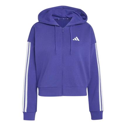 Veste à capuche entièrement zippée French terry 3 bandes Essentials