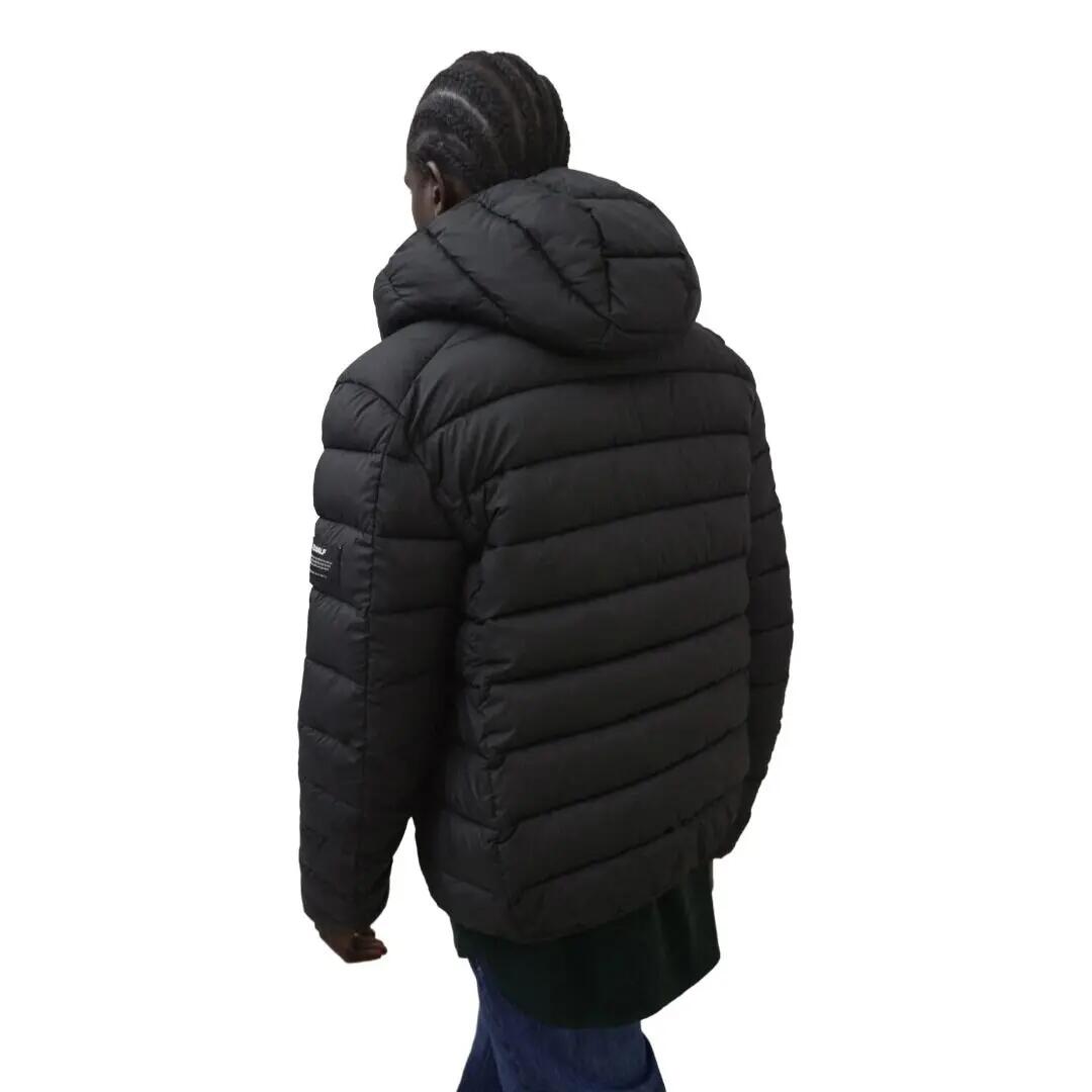 Cazadora Negro Ecoalf Aspenalf Jacket Black Repelente Al Agua 3/5