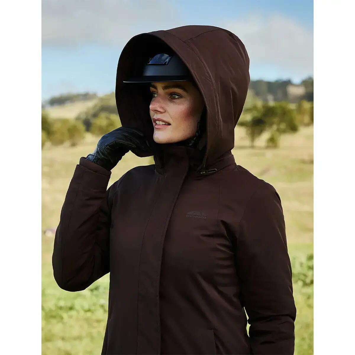 Veste équitation longue femme Weatherbeeta New Protect 6/7