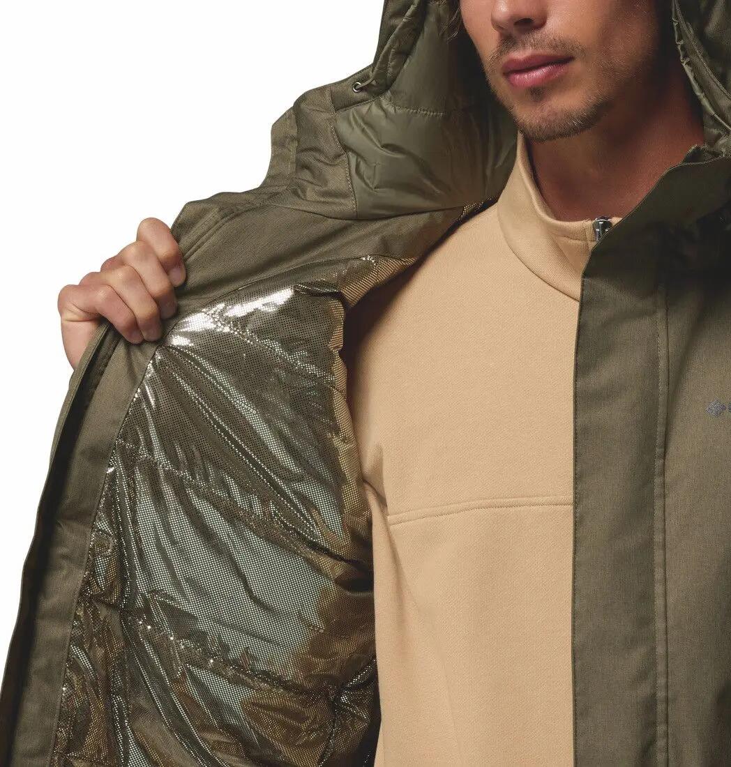 Columbia Pines Lake Parka Verde Hombre 5/5