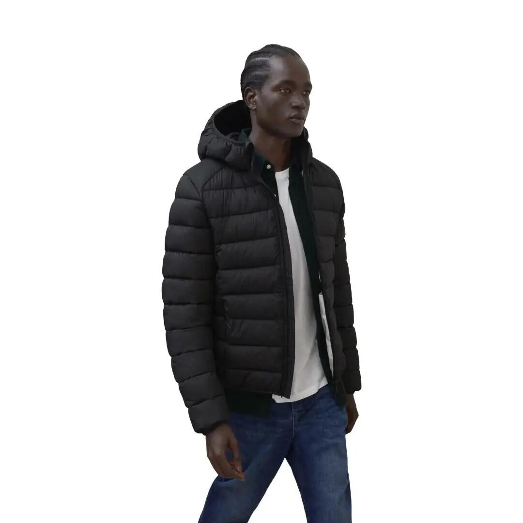 Cazadora Negro Ecoalf Aspenalf Jacket Black Repelente Al Agua 2/5