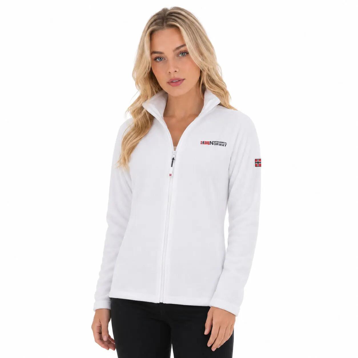 Damska turystyczna polar GEOGRAPHICAL NORWAY TUG FZ WHITE DB LADY 268 6/6