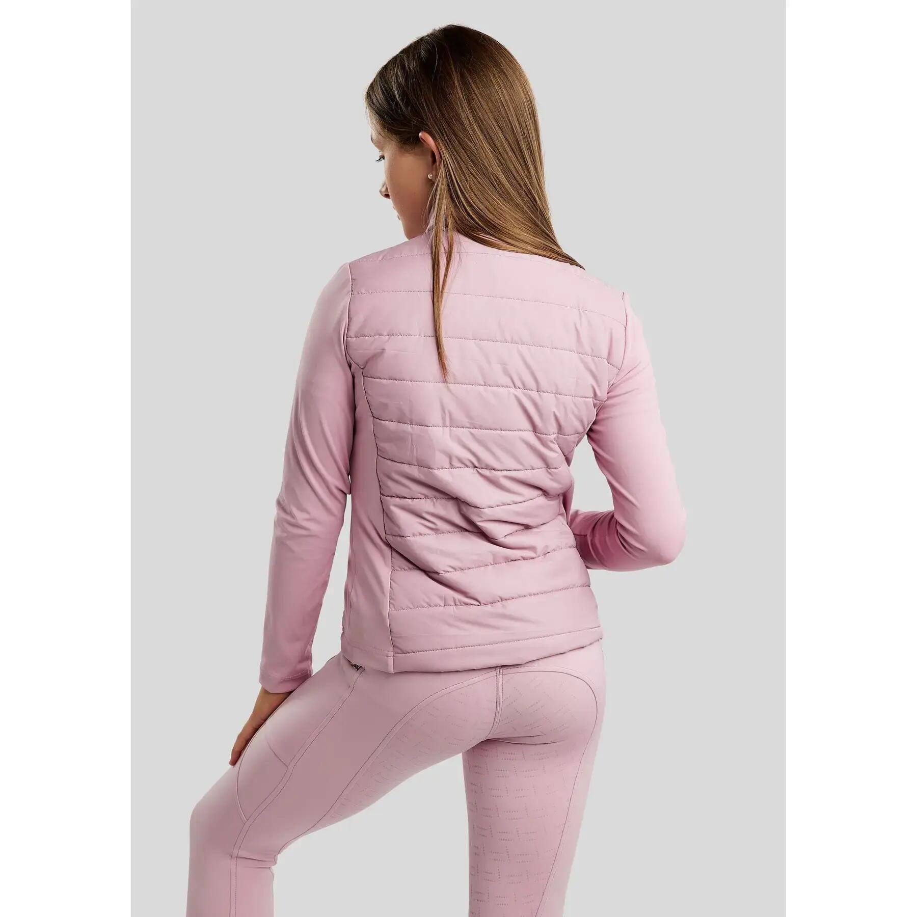 Chaqueta de equitación infantil Montar Lila 4/5