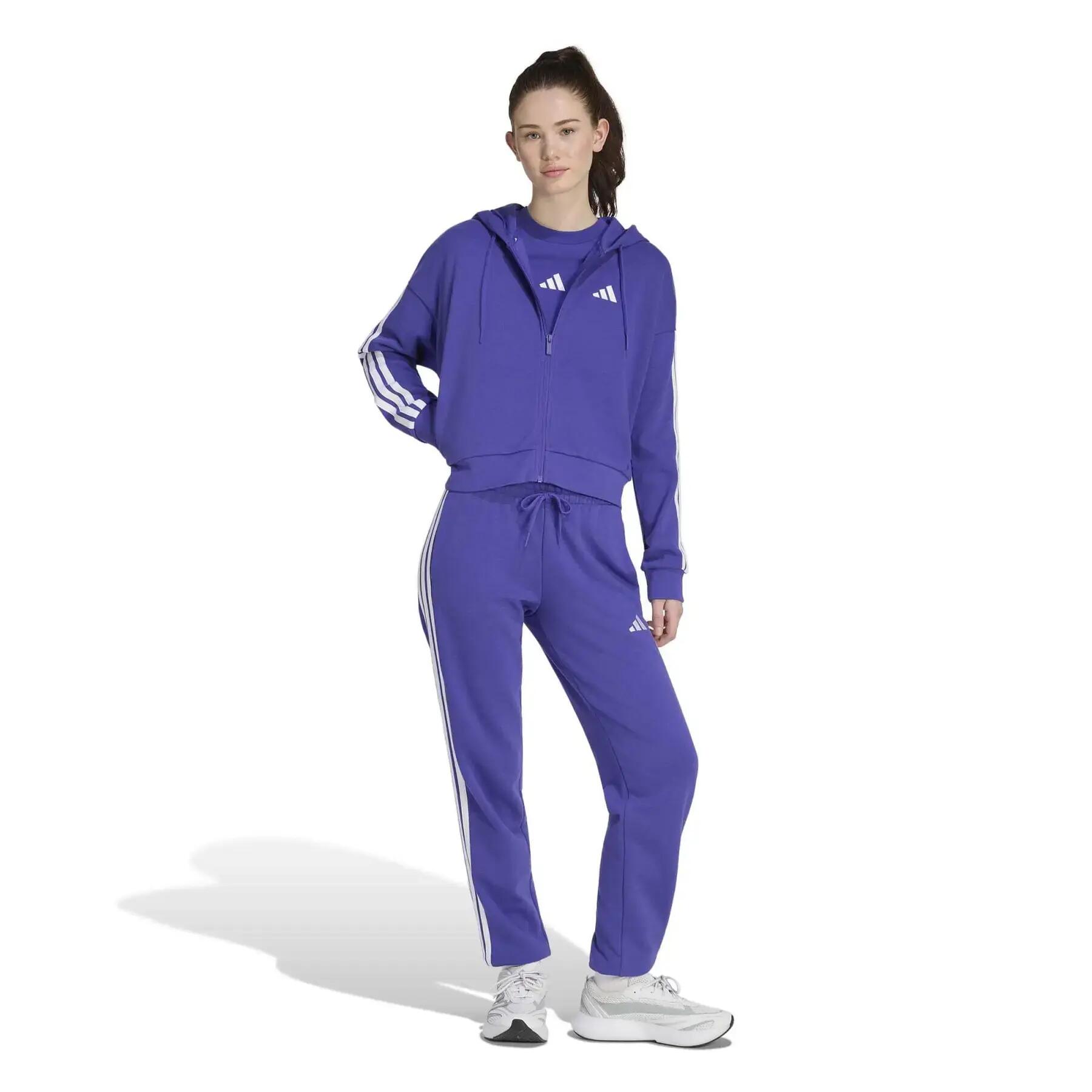 Veste de survêtement à capuche full zip femme adidas Essentials French Terry 3/6