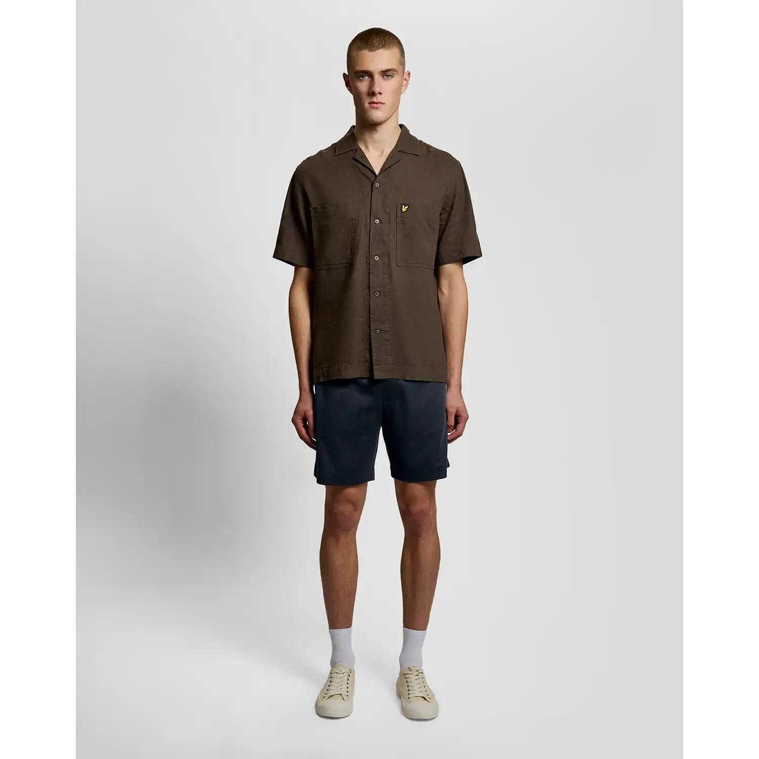 Short Lyle & Scott Taped Interlock 3/6