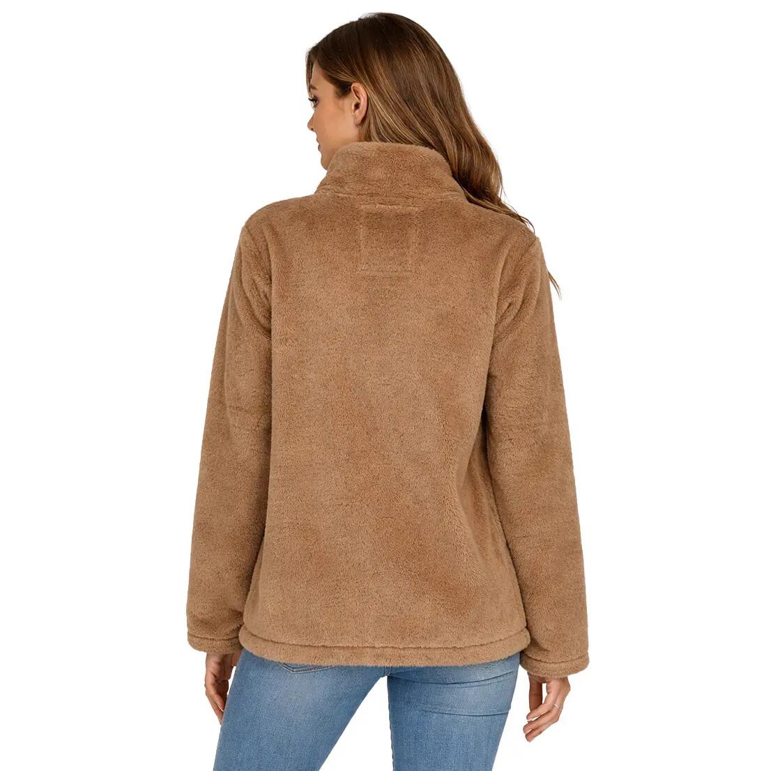 Gilet in pile – Escursionismo montano – Donna – Grigio/beige 4/6