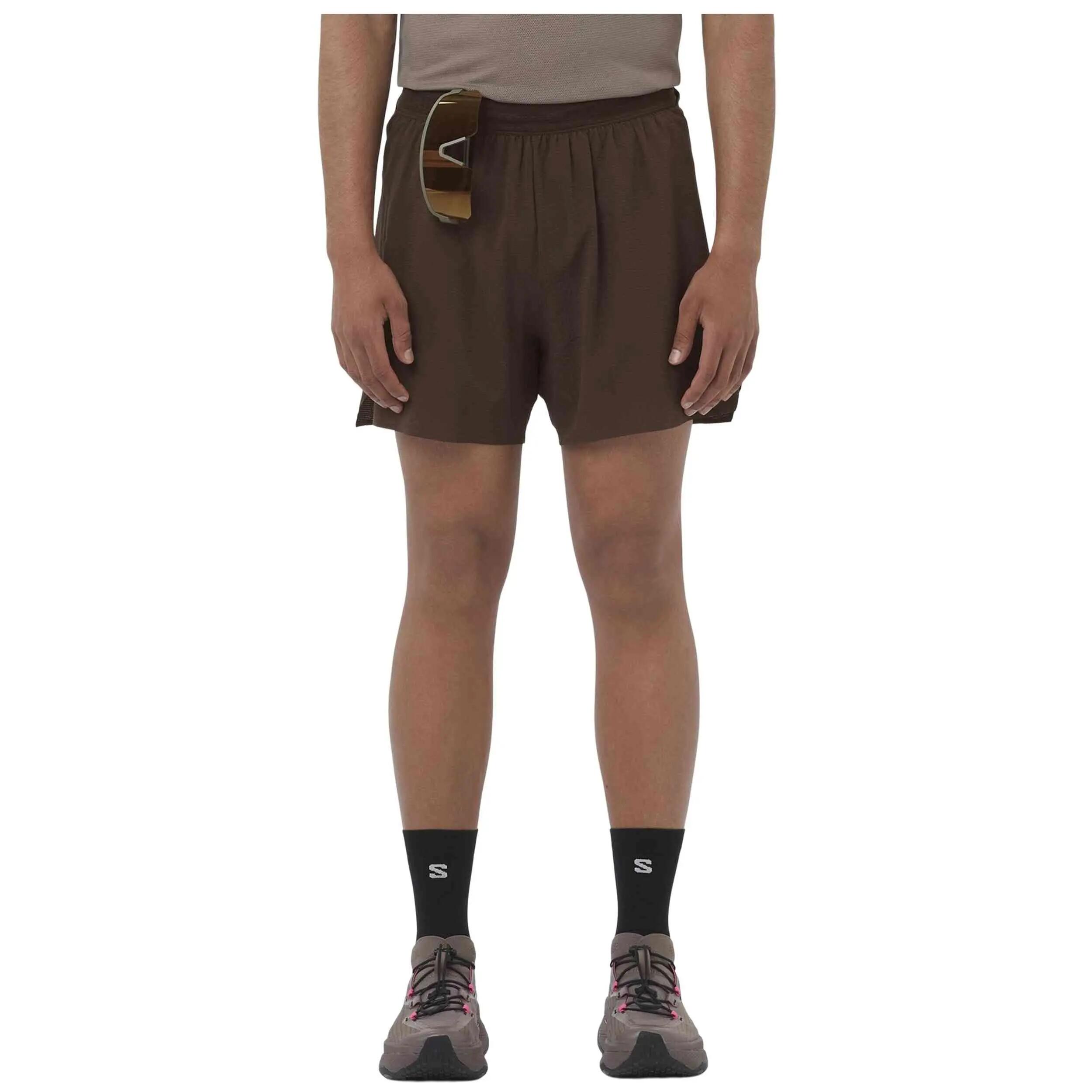 Pantalon corto Salomon modelo Sense Aero Stow 5 para hombre 2/5