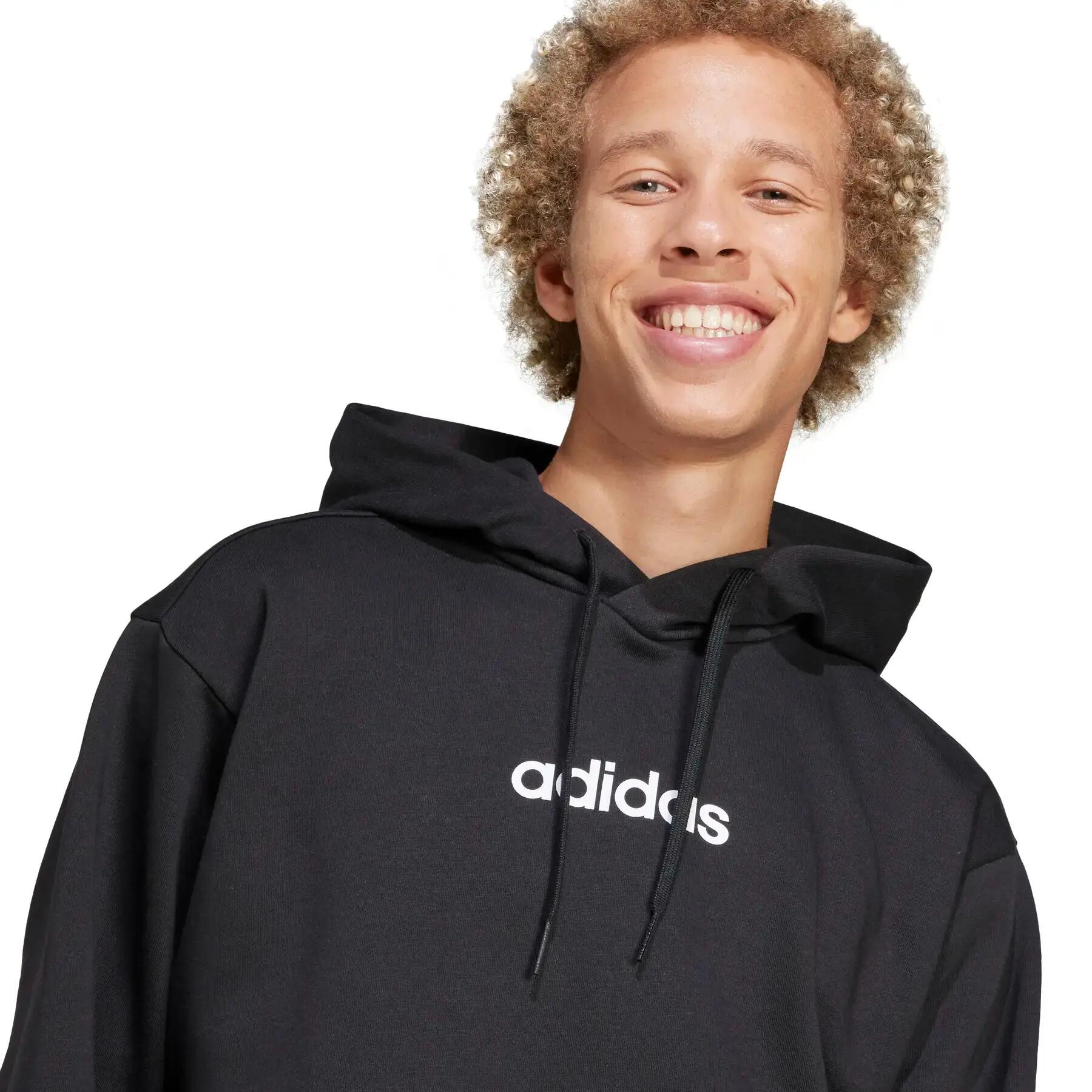 Bluza z kapturem adidas Essentials Linear Fleece 6/6