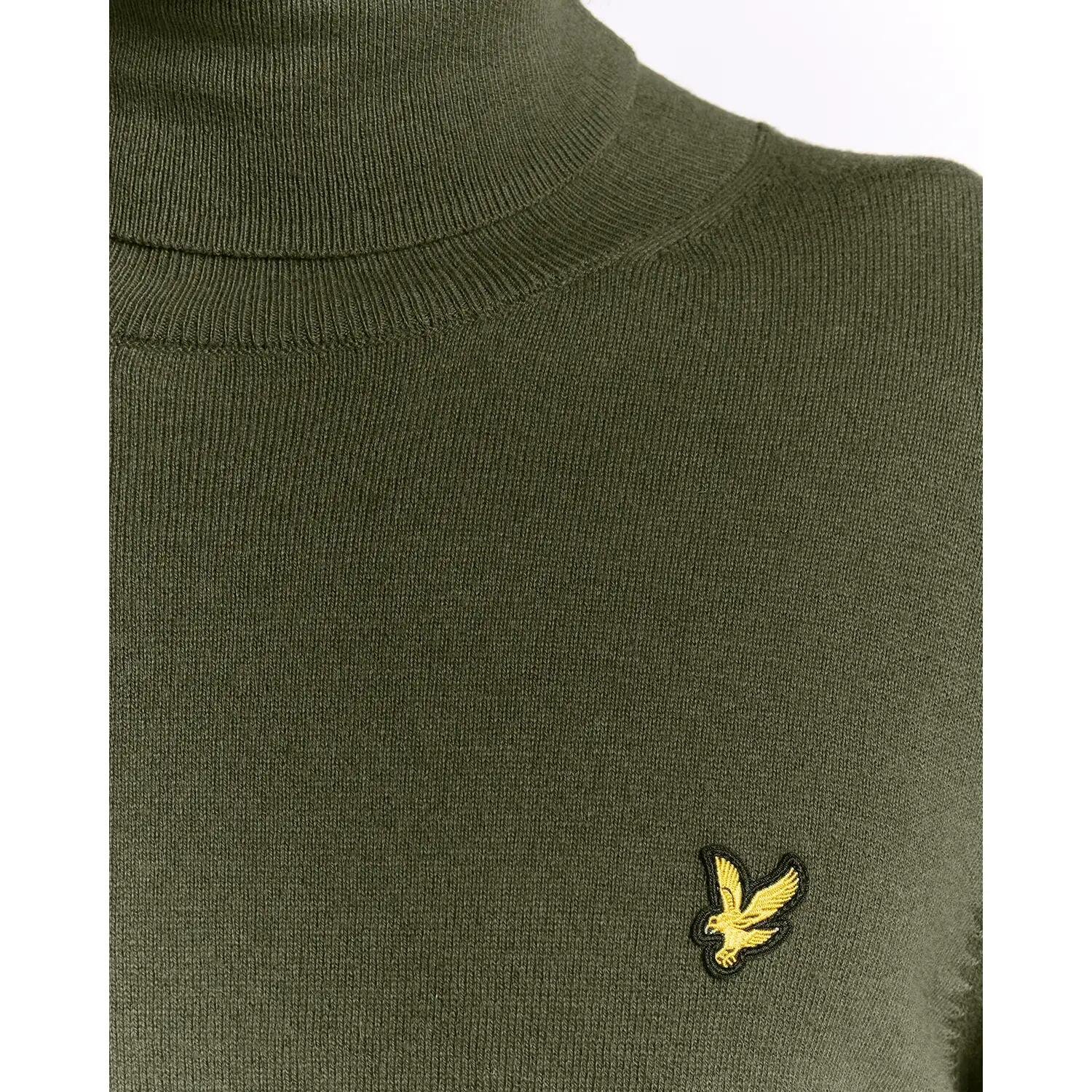Maglione a collo alto in cotone merinos Lyle & Scott 6/6