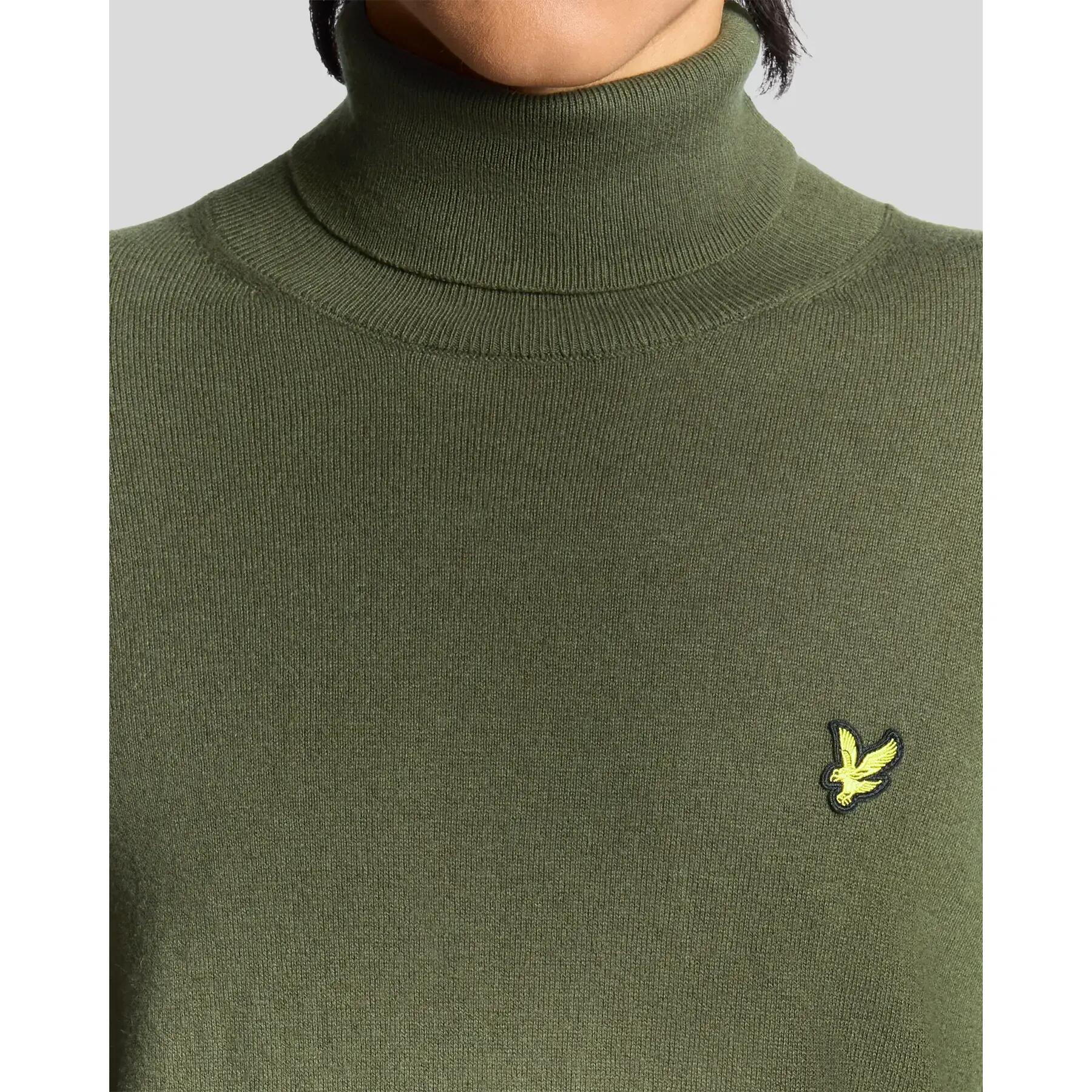 Maglione a collo alto in cotone merinos Lyle & Scott 5/6