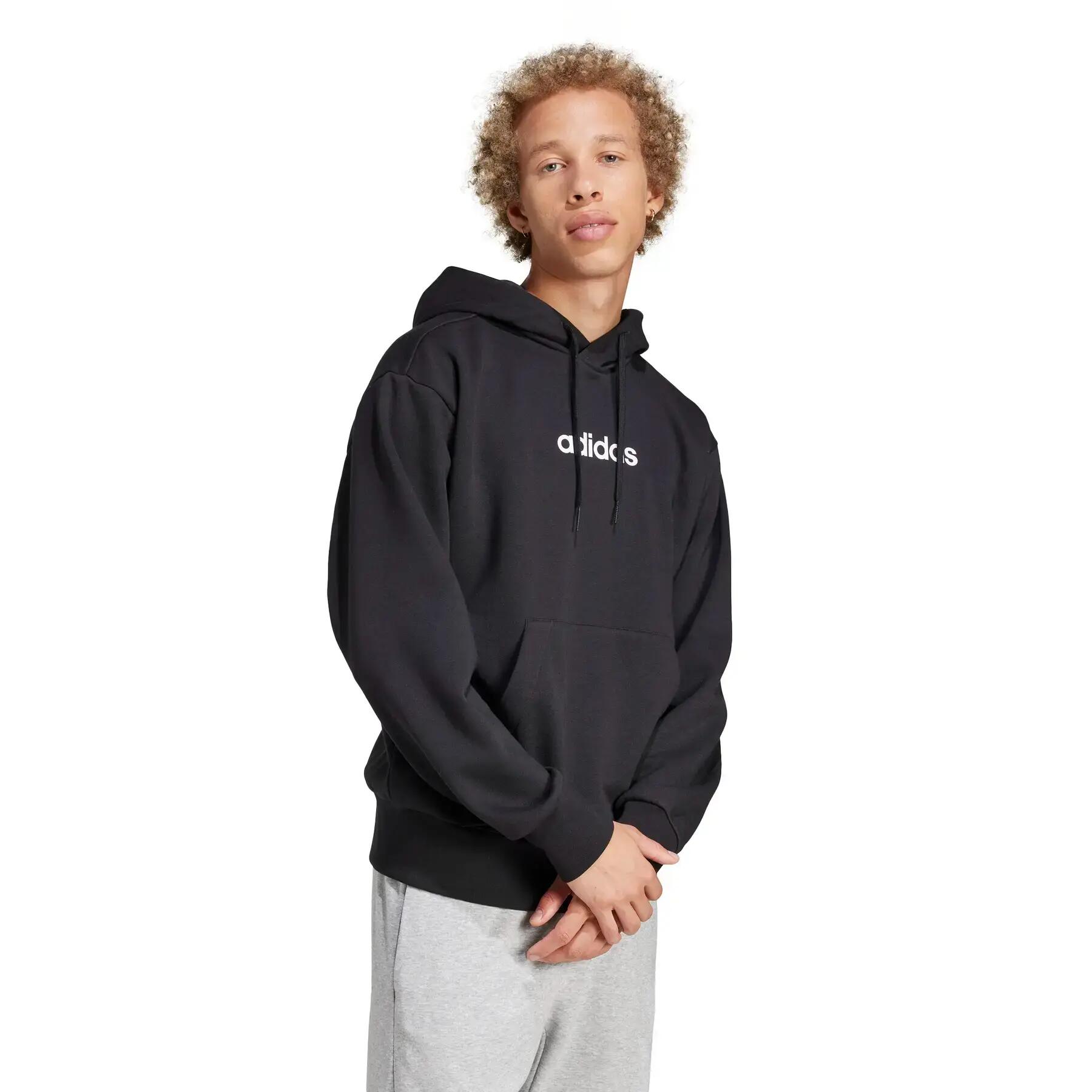 Bluza z kapturem adidas Essentials Linear Fleece 3/6