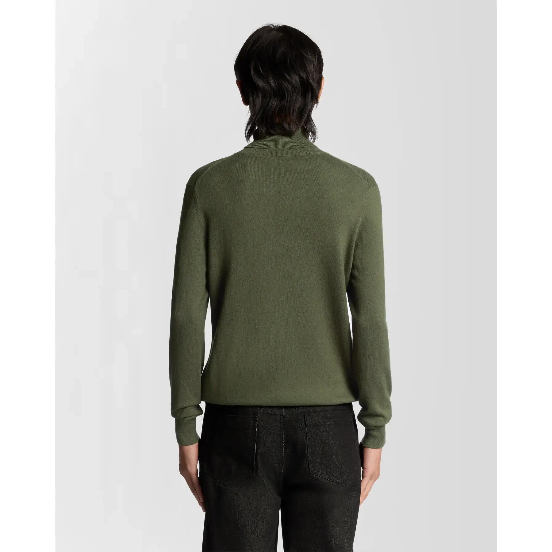 Maglione a collo alto in cotone merinos Lyle & Scott 4/6