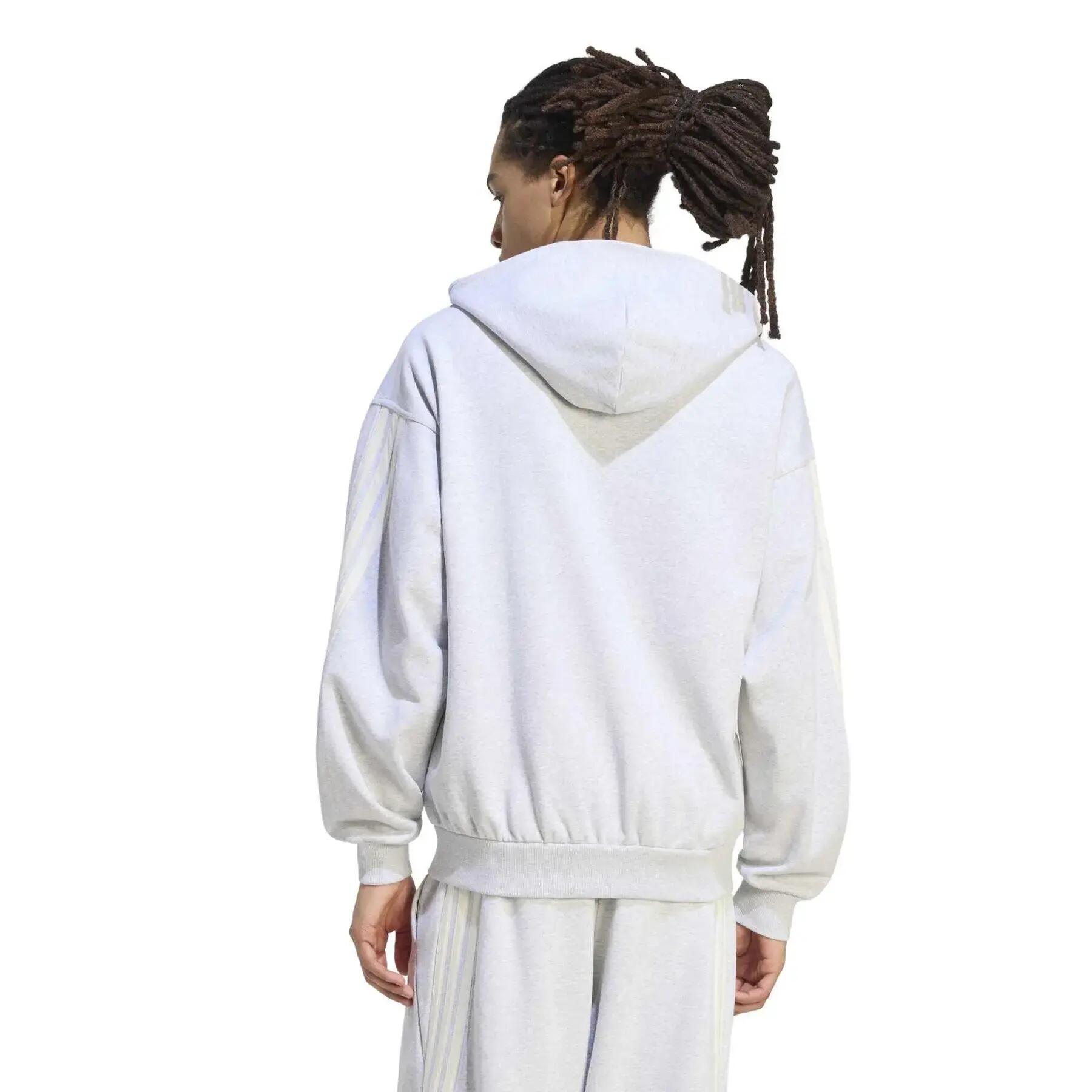 Sweatshirt à capuche full zip adidas 3-Stripes 4/6