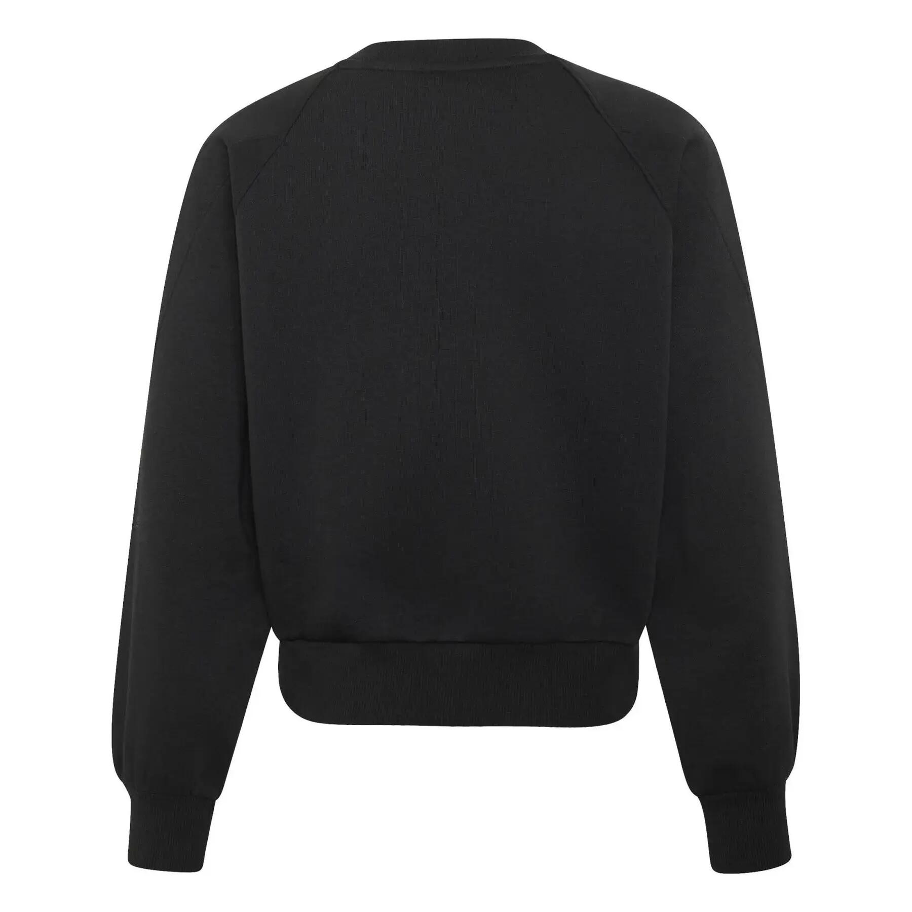 Sudadera cuello V niña adidas Seasonals Collegiate Typography 2/5