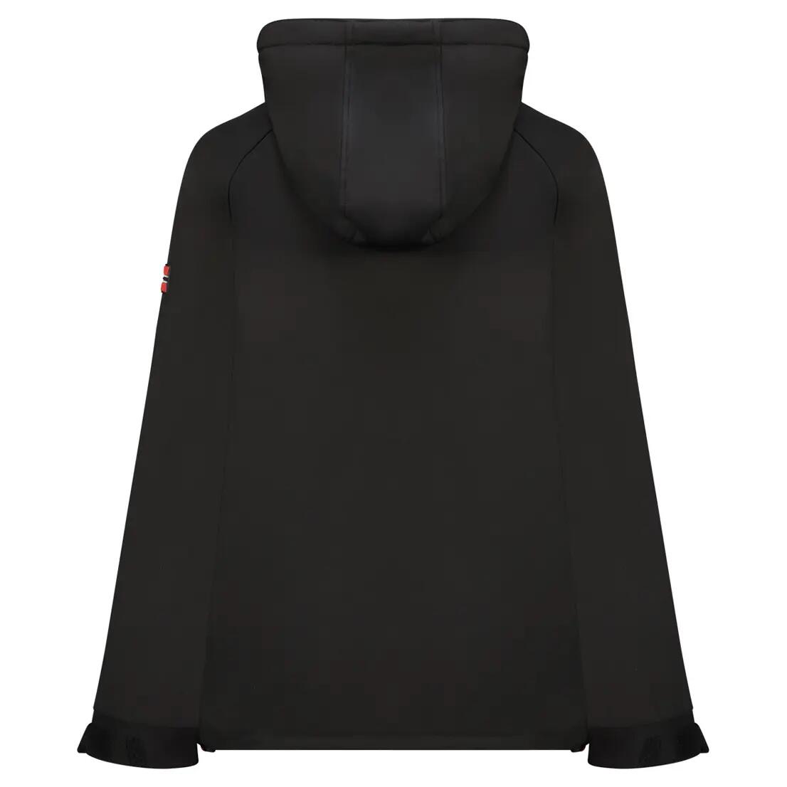 Veste softshell - Randonnée femme - Coupe-vent, noire 5/5