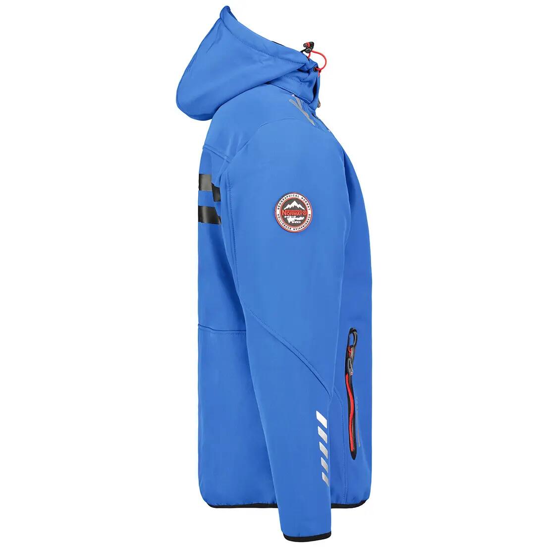 Chaqueta Geographical Norway softshell hombre, azul/rojo 4/6
