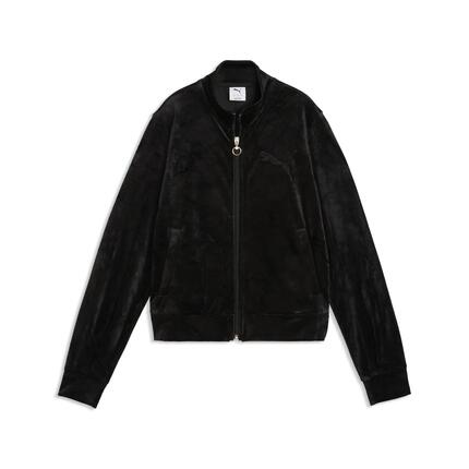 Essentials Elevated Velour Trainingsjacke Damen PUMA