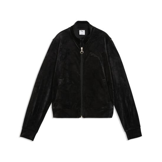 Essentials Elevated Velour Trainingsjacke Damen PUMA