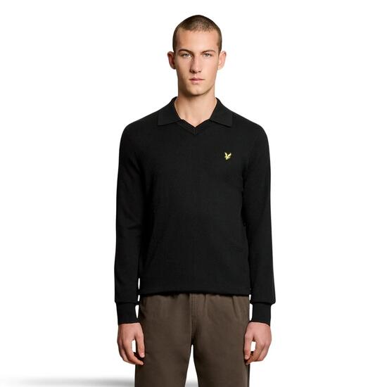 Merinowolle Fußball-Pullover Lyle & Scott