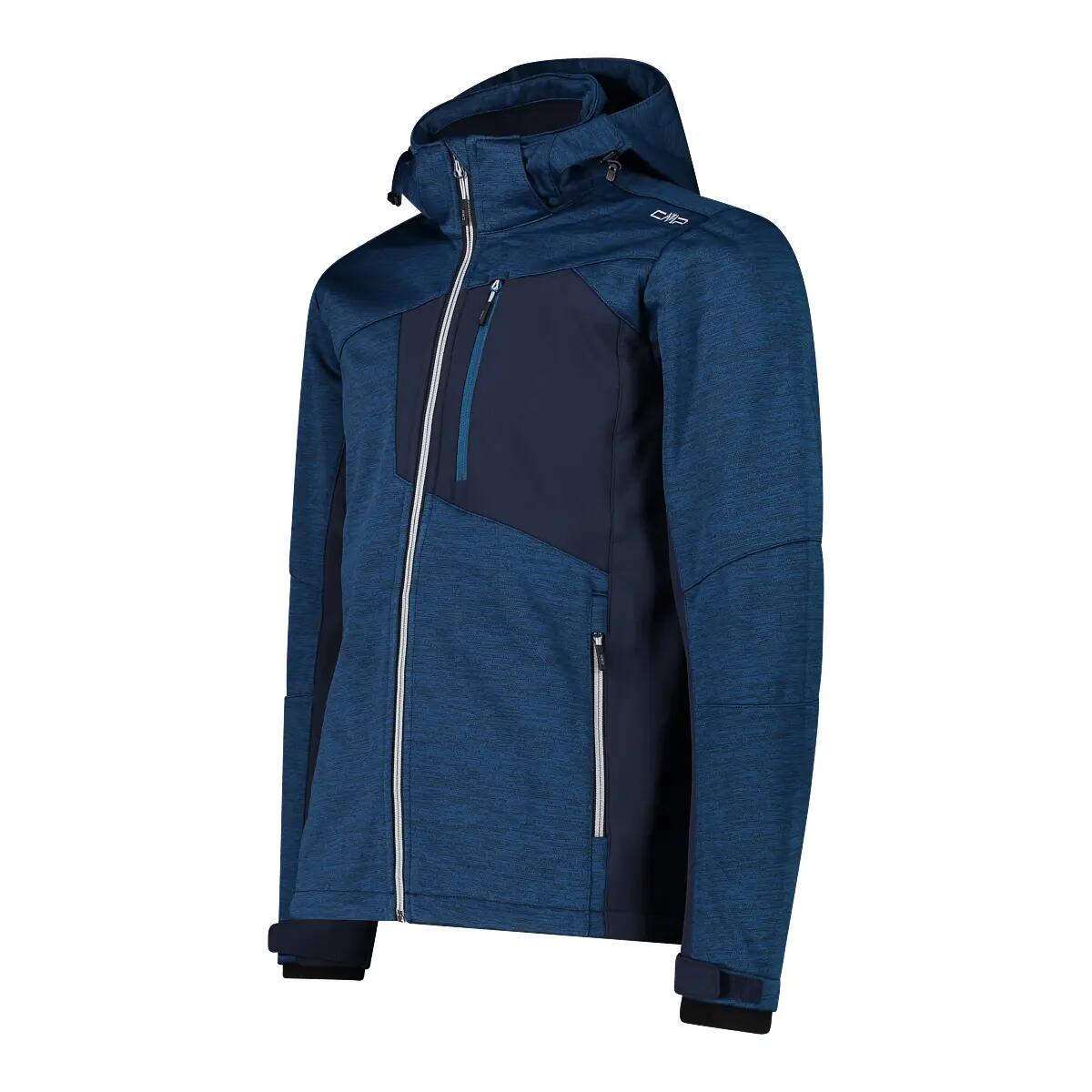 Chaqueta softshell con capucha de jacquard CMP 2/3