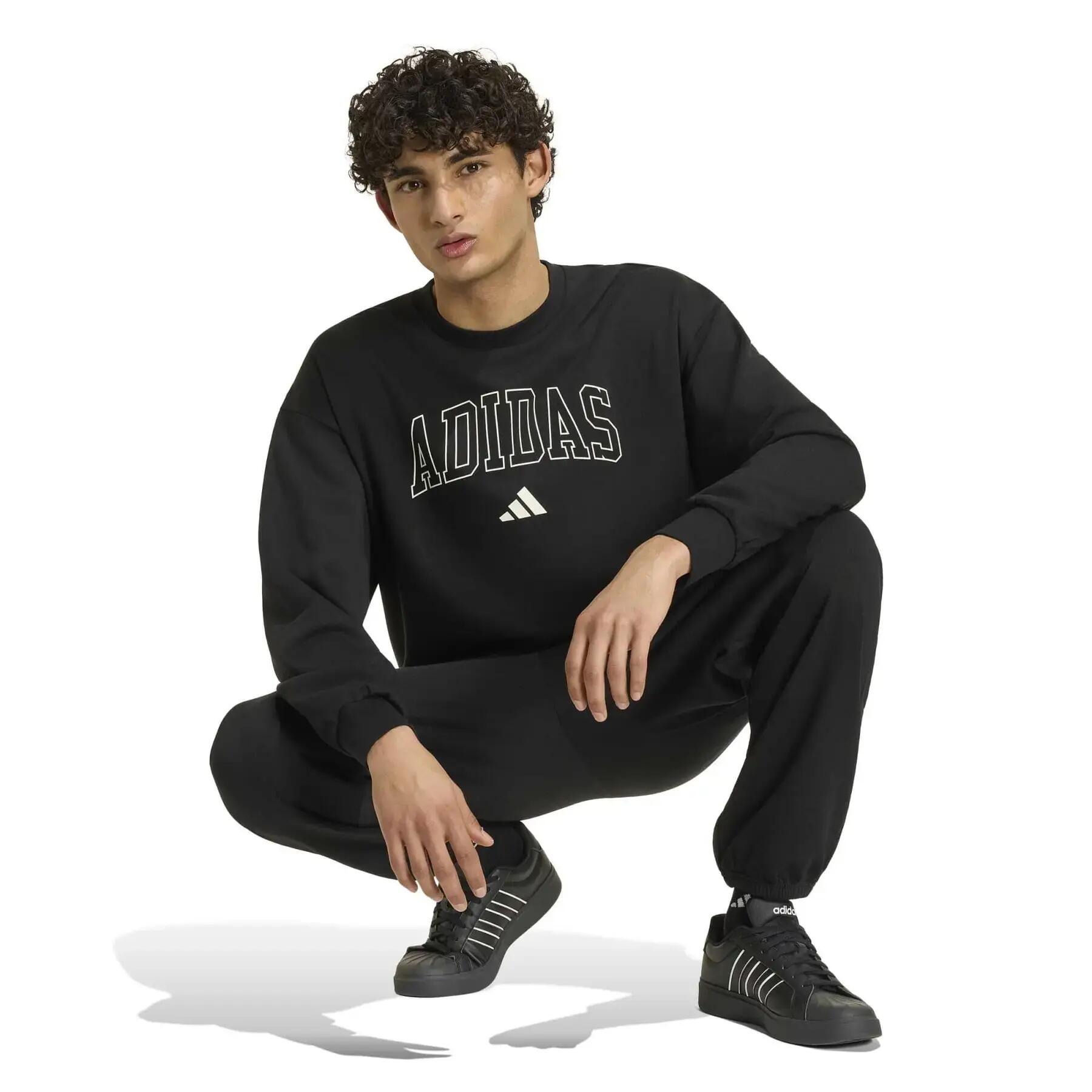 Sweatshirt french terry adidas Seasonal Essentials Collegiate 3/6