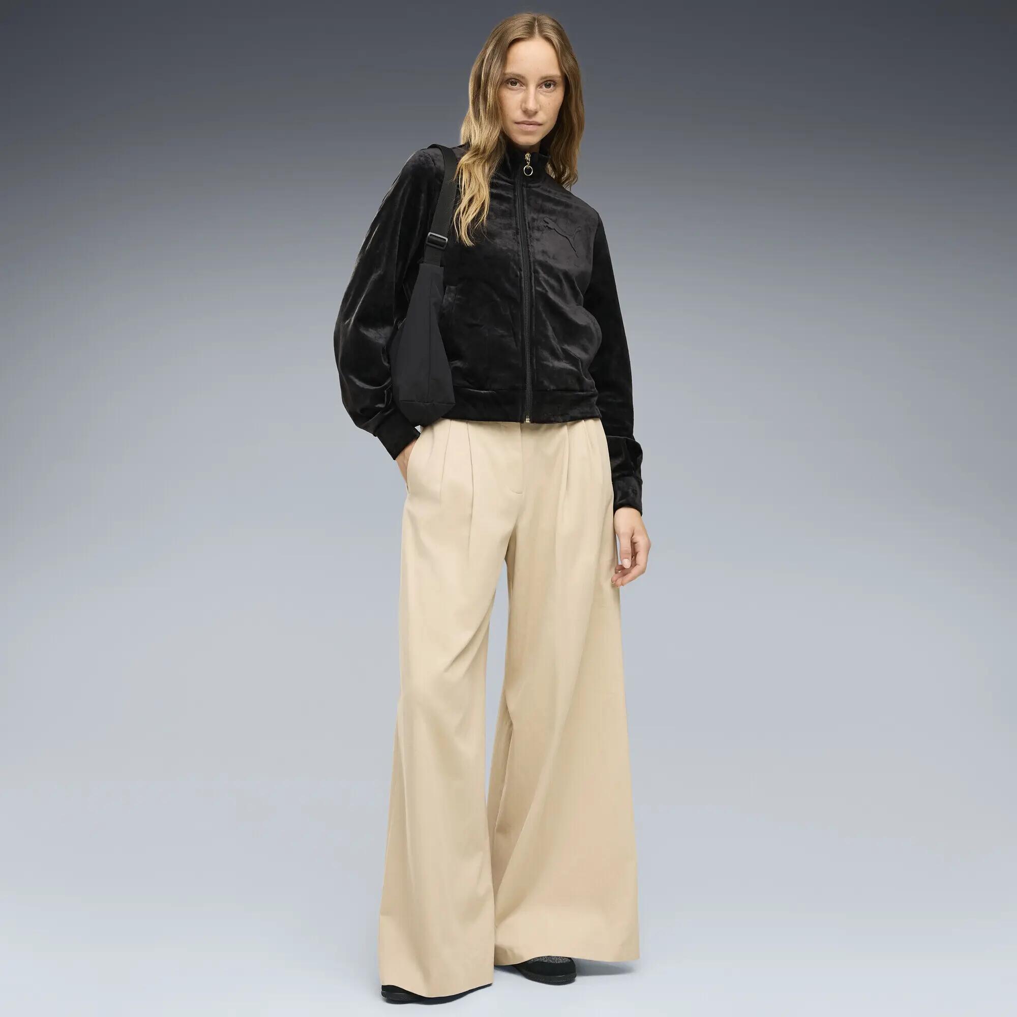 Casaco de Treino em Veludo Essentials Elevated Mulher PUMA 4/5